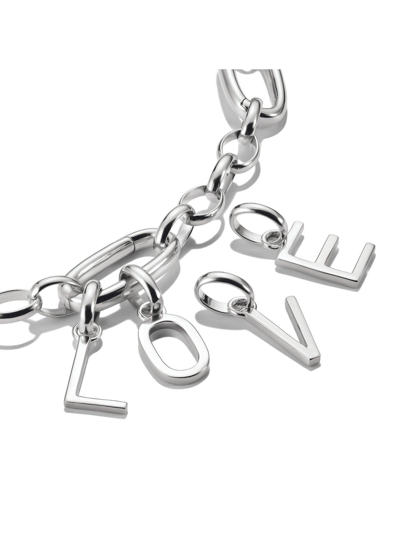  image of thomas-sabo-charm-connect-alphabet-pendant-silver