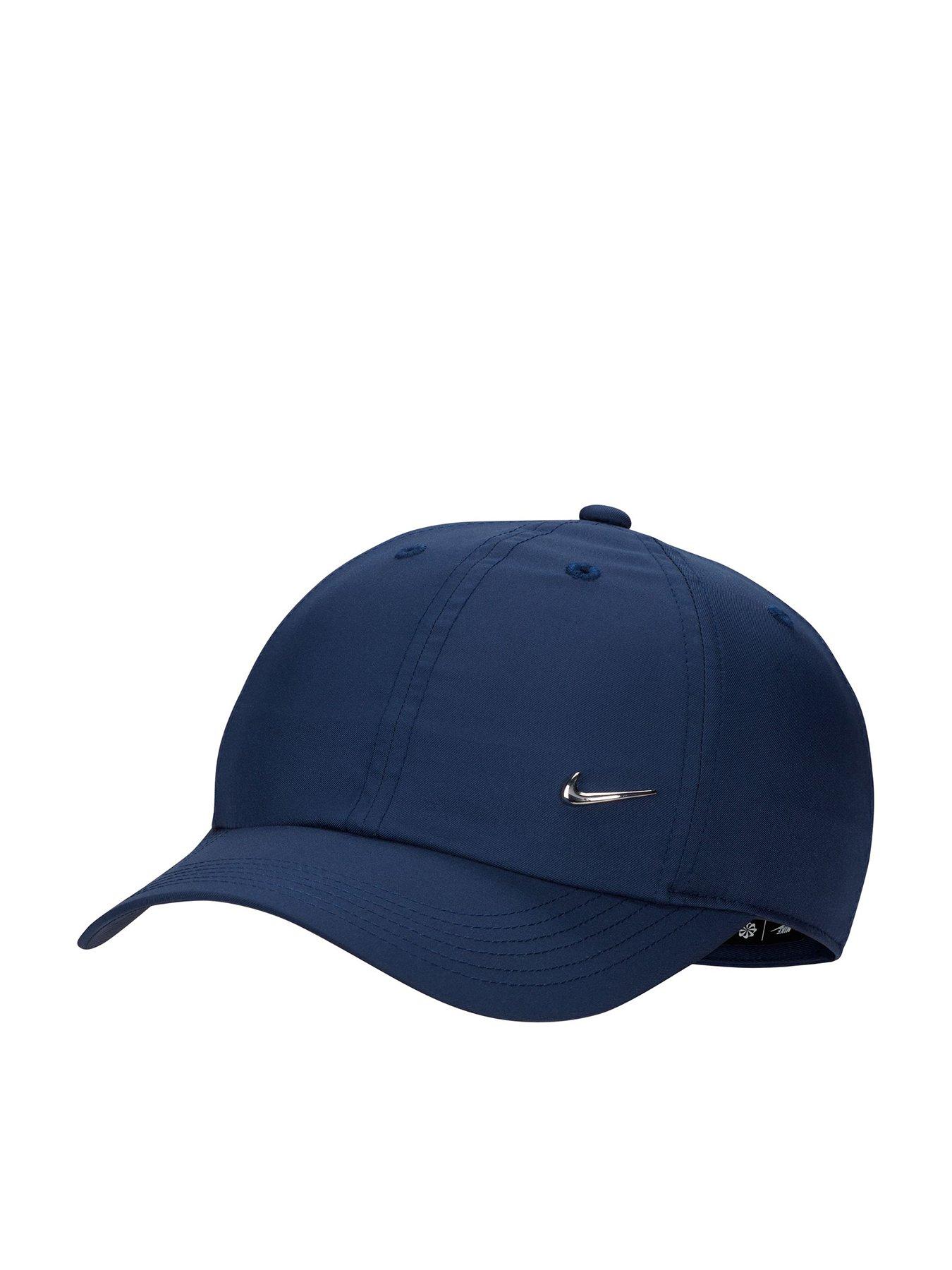 Nike Unisex Kids Unstructured Metal Swoosh Cap - Navy