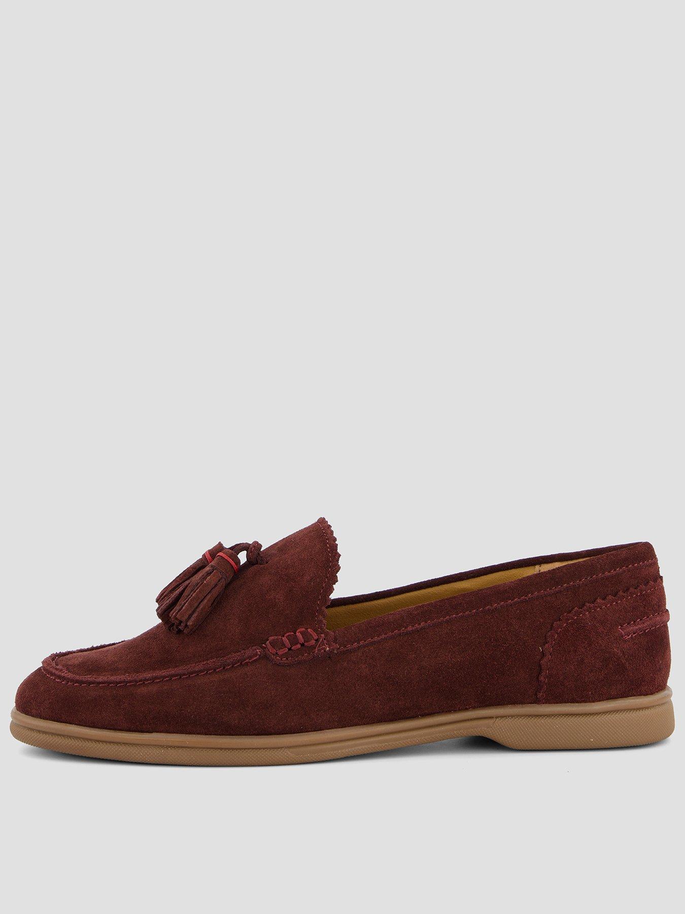 The Very Collection Real Suede Loafer - Dark Tan
