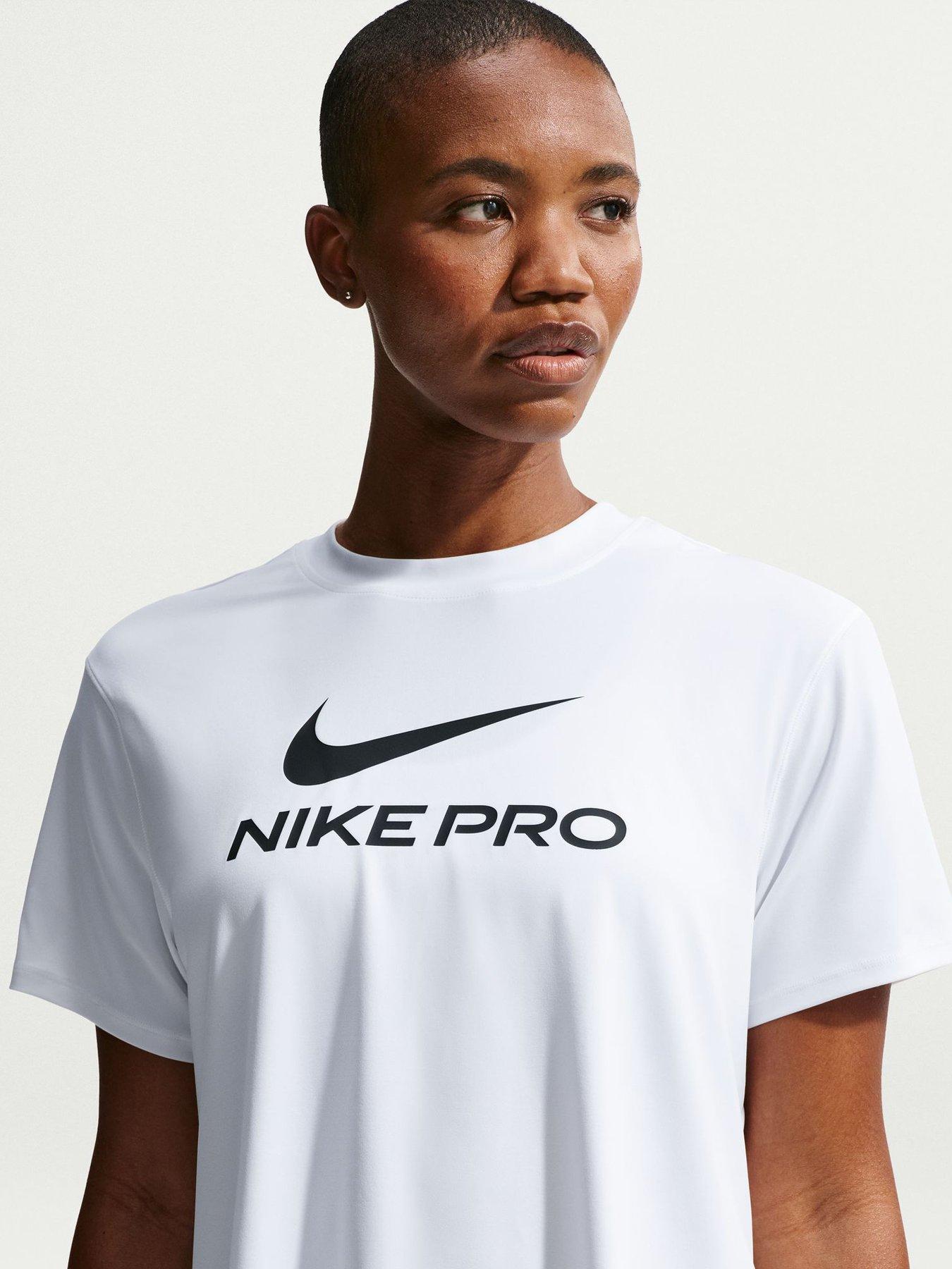 Nike Womens Training Pro 365 Dri-FIT Loose T-Shirt - White