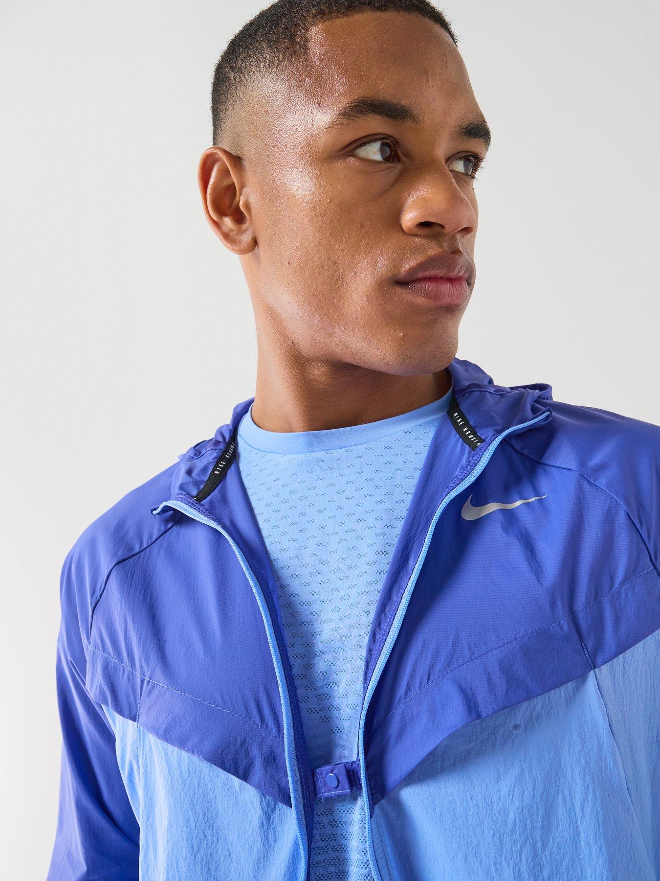  image of nike-mens-running-repel-uv-jacket-blue