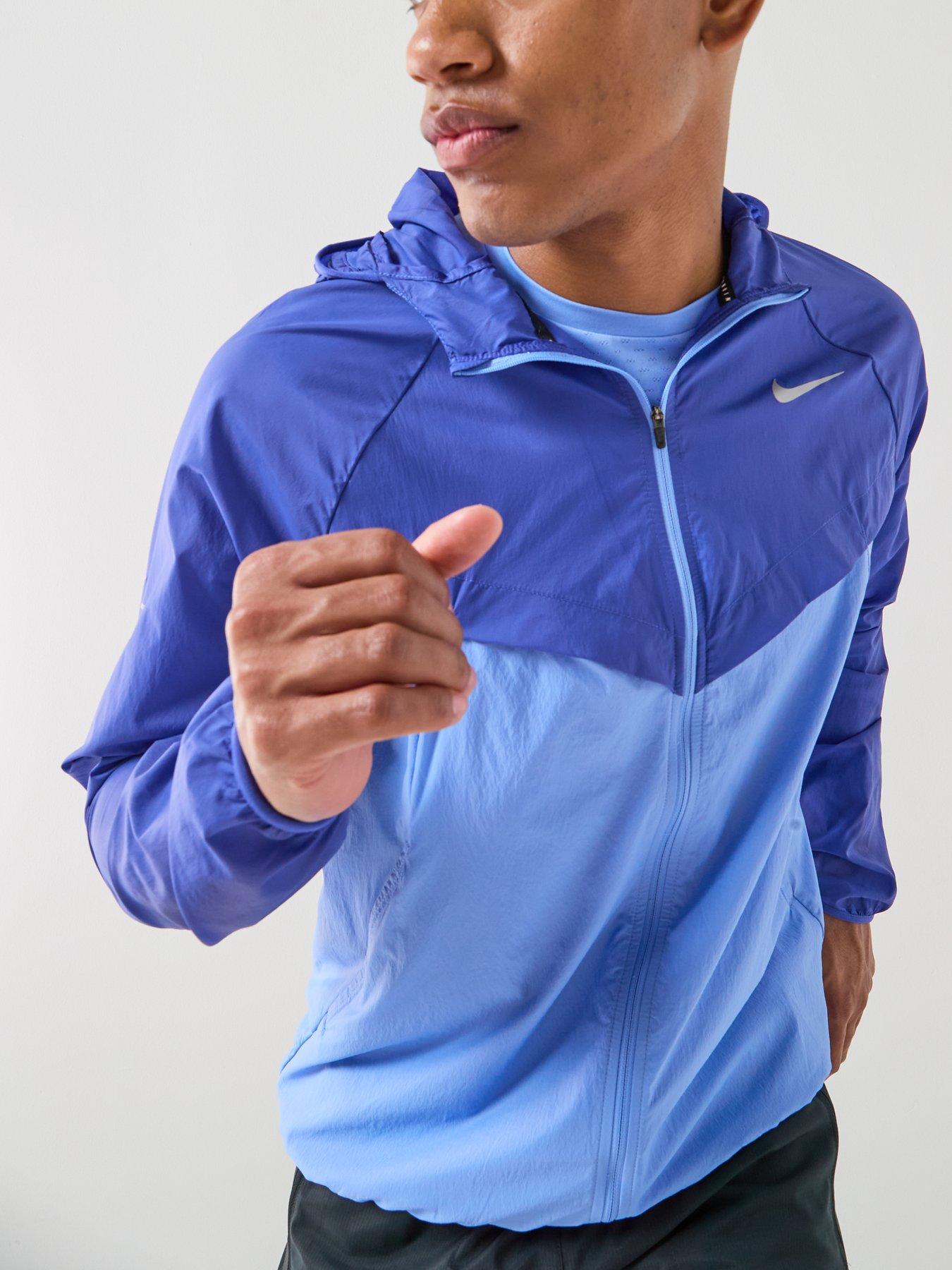  image of nike-mens-running-repel-uv-jacket-blue