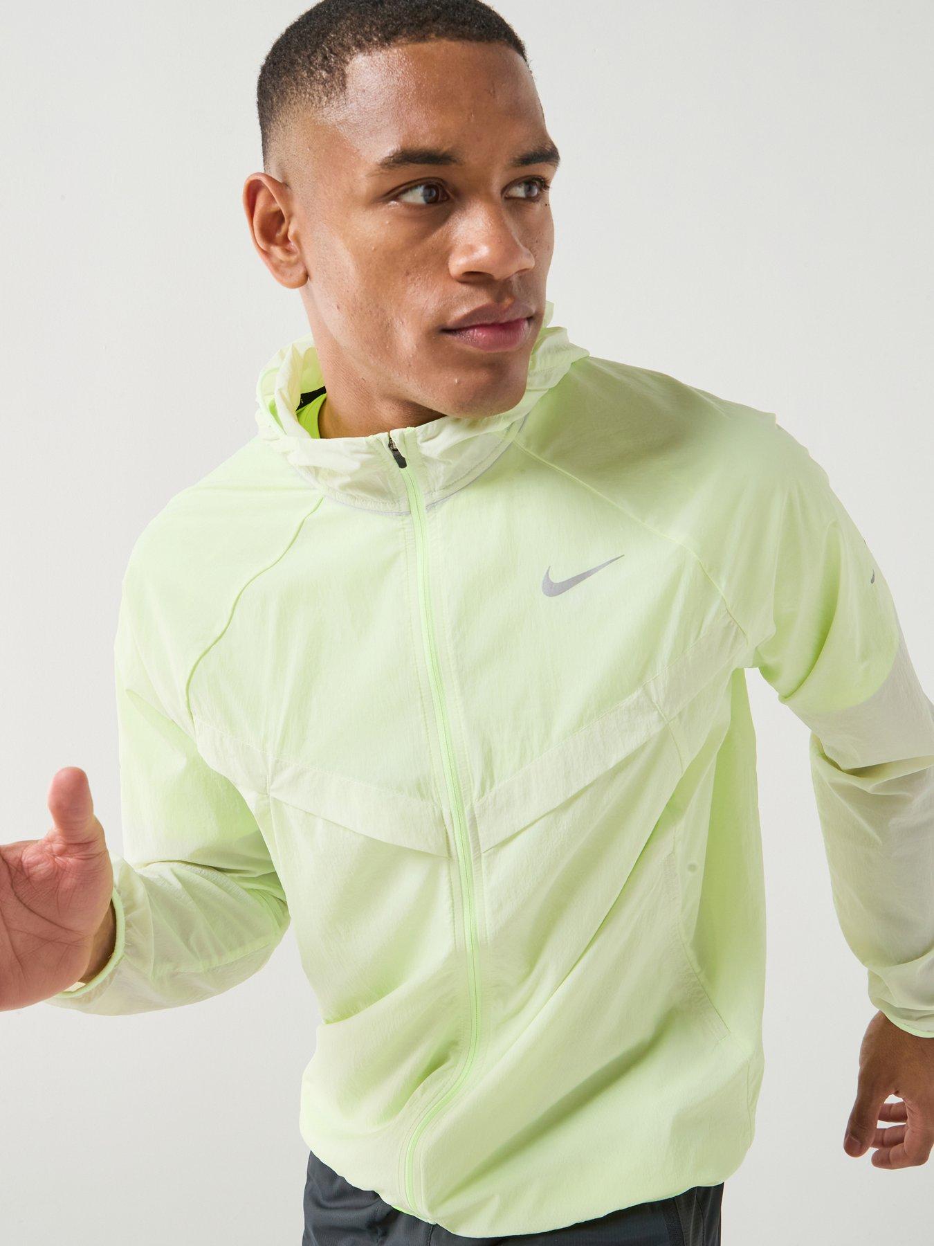 Nike Mens Running Repel UV Jacket - Yellow