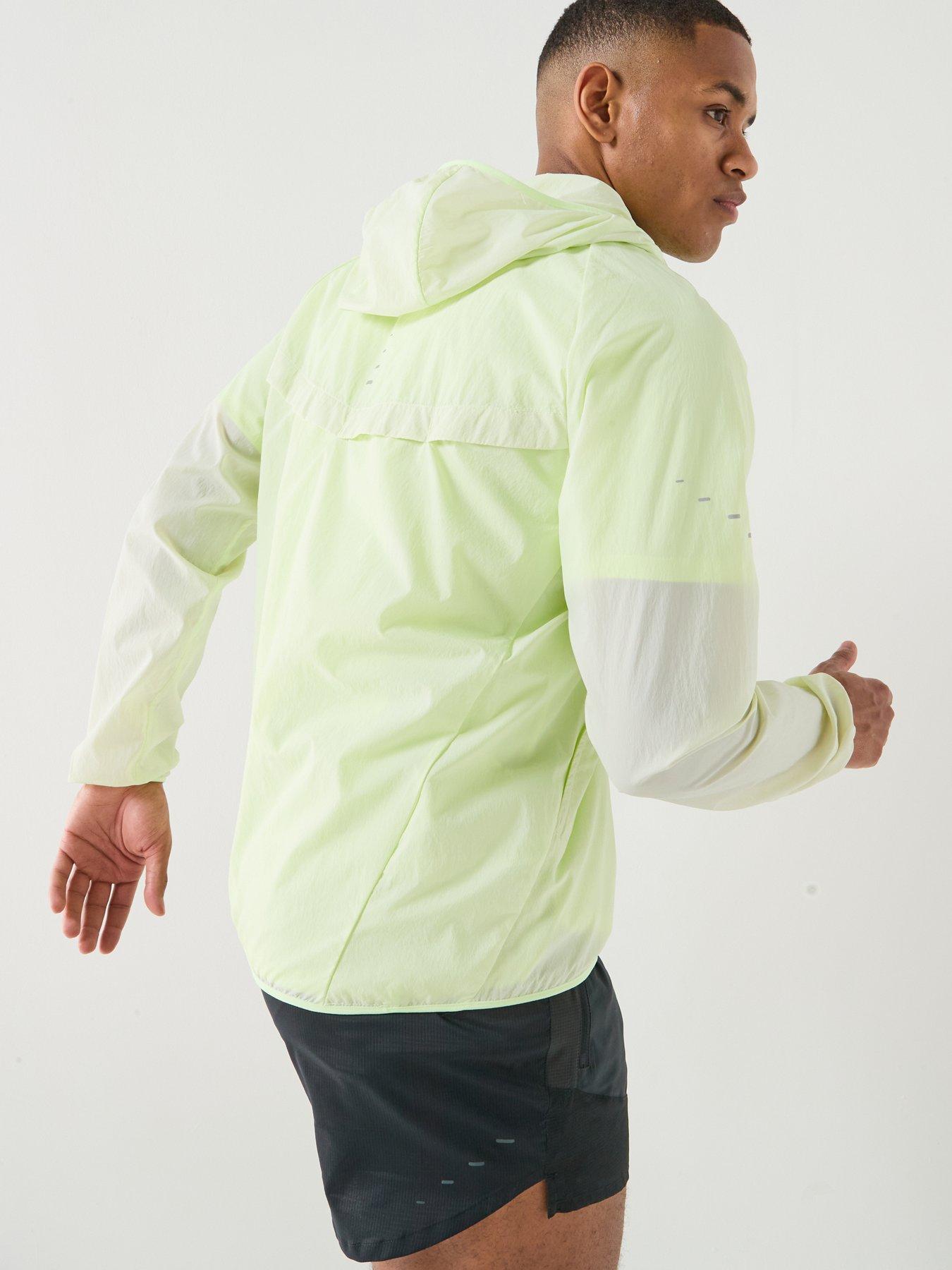 Image 2 of 7 of Nike Mens Running Repel UV Jacket - Yellow