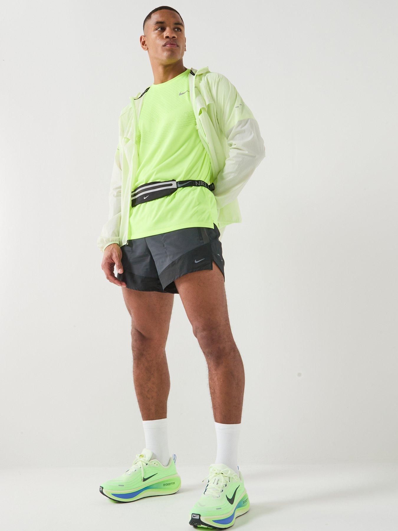 Image 3 of 7 of Nike Mens Running Repel UV Jacket - Yellow