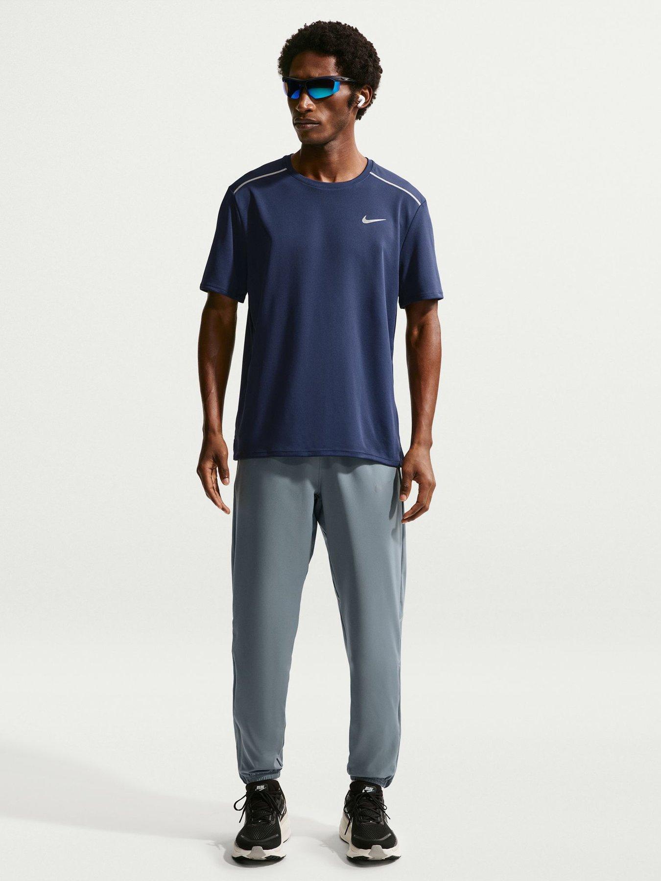 Image 3 of 6 of Nike Mens Running Miler Dri-FIT Pants - Grey