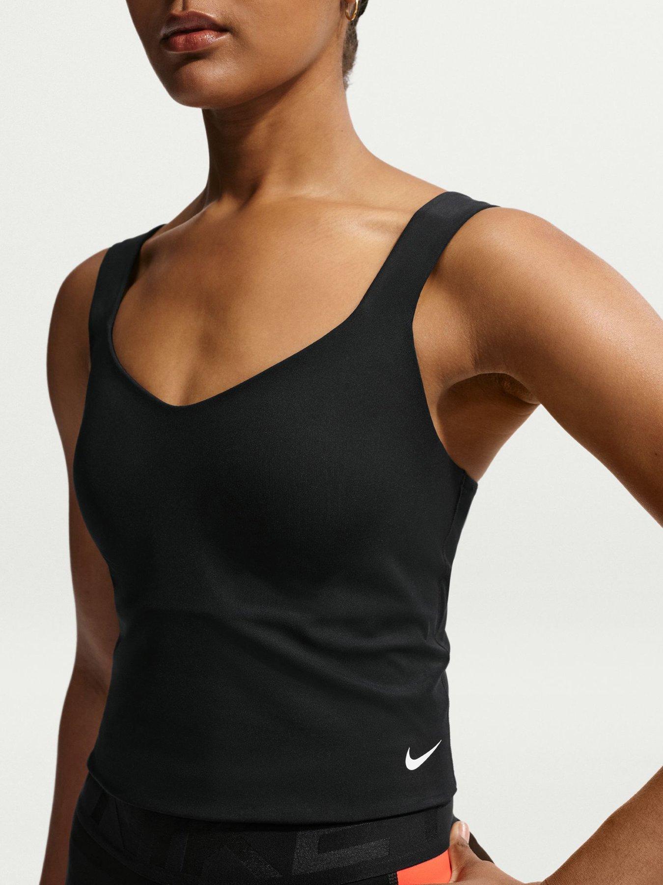 Nike Womens Training Pro Sculpt Bra Tank - Black/White