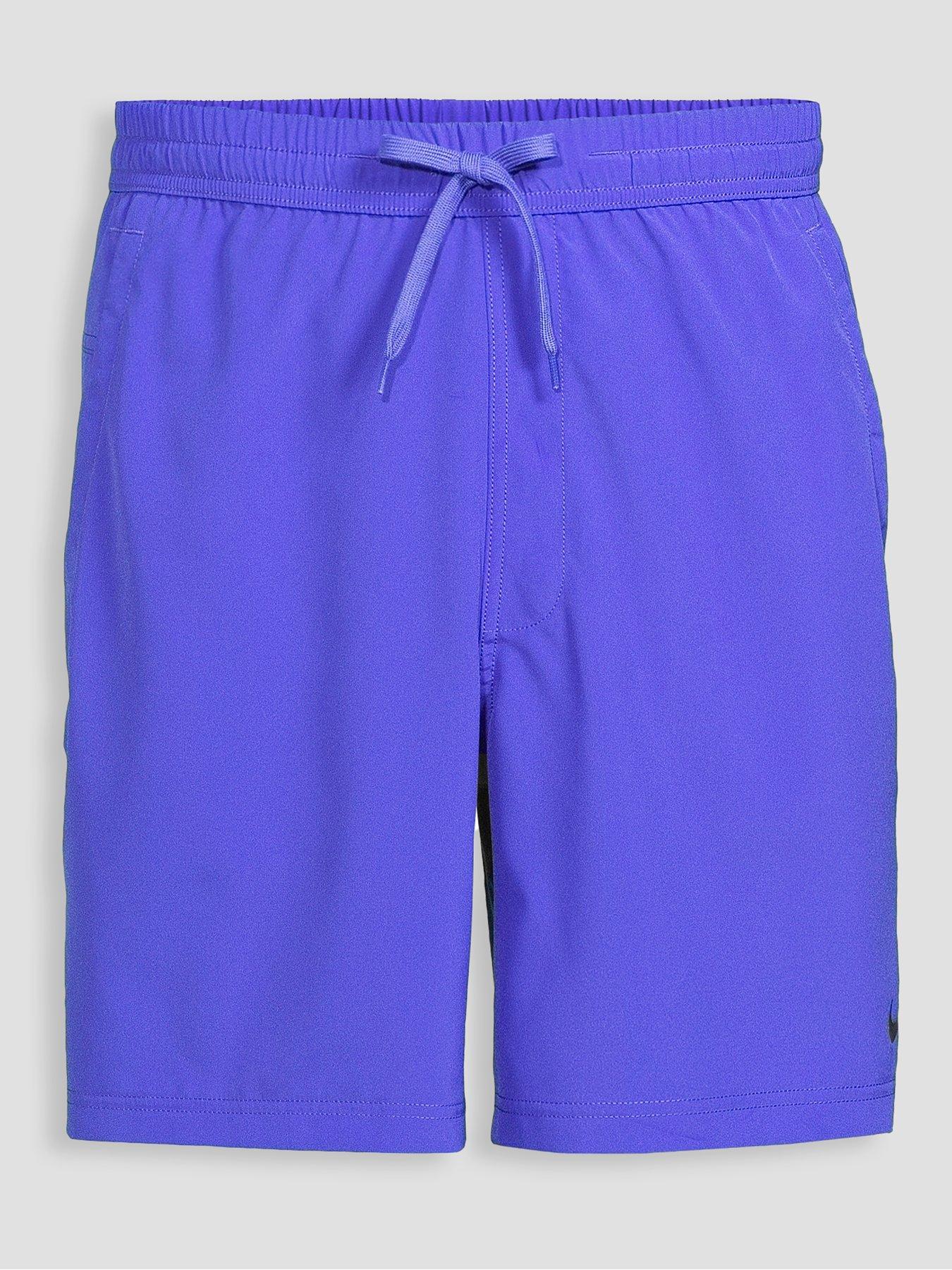 Image 7 of 7 of Nike Mens Training Dri-FIT 7 Inch Unlined Versatile Shorts - Blue