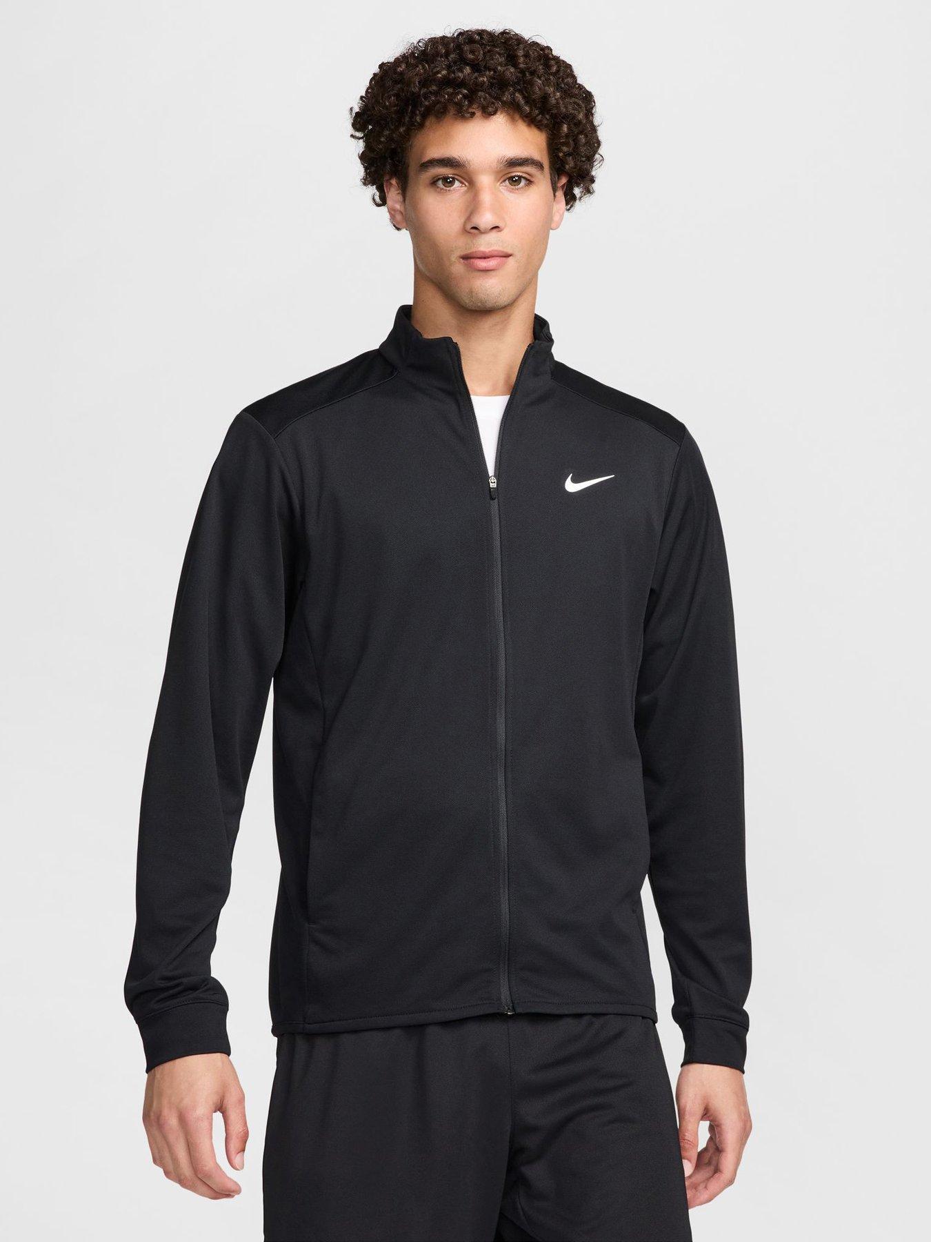 Nike Mens Training Dri-FIT Knit Versatile Jacket - Black