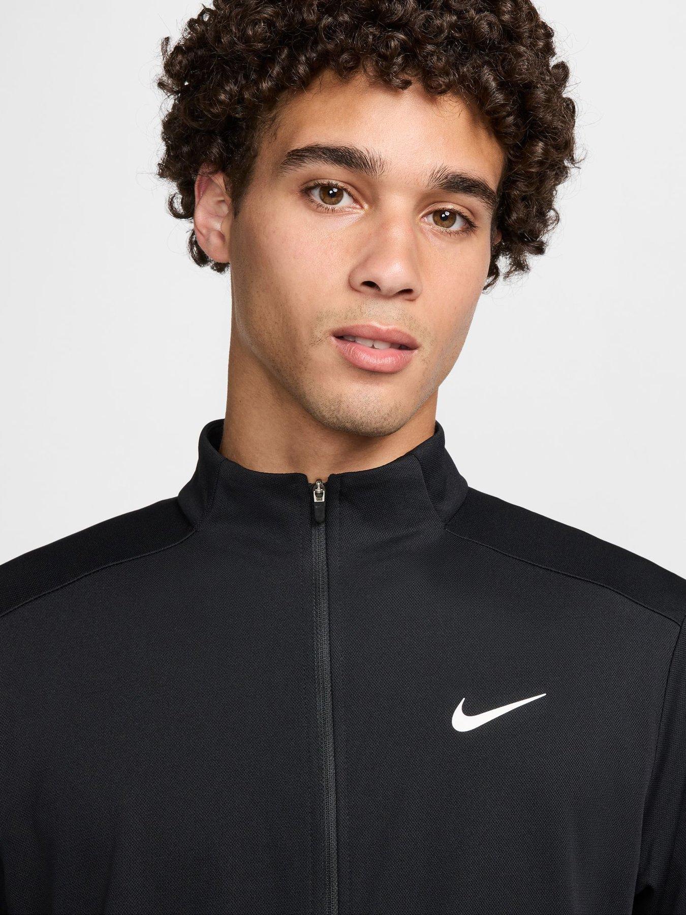 Image 5 of 5 of Nike Mens Training Dri-FIT Knit Versatile Jacket - Black