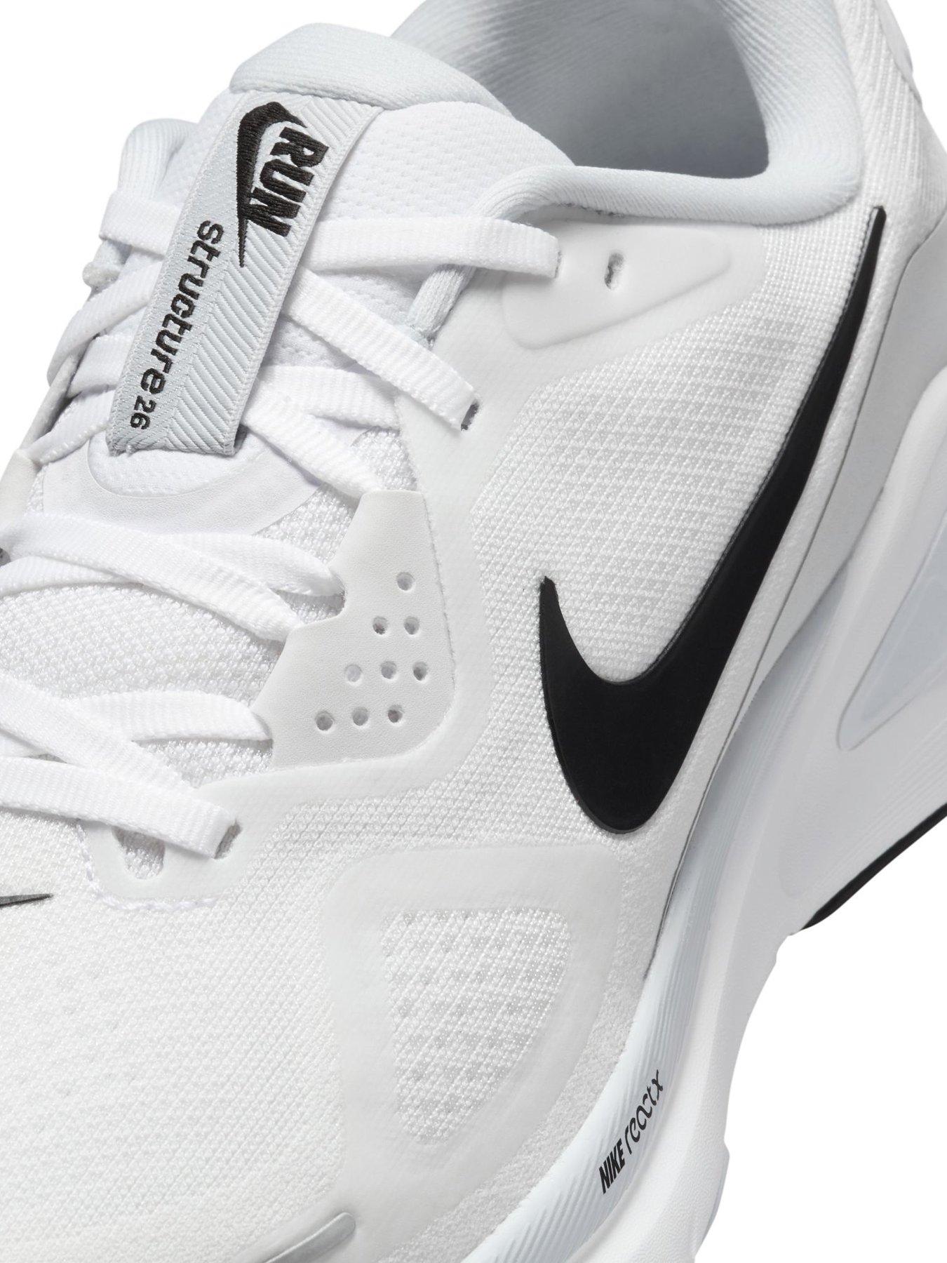 Image 6 of 7 of Nike Womens Running Structure 26 Trainers - White