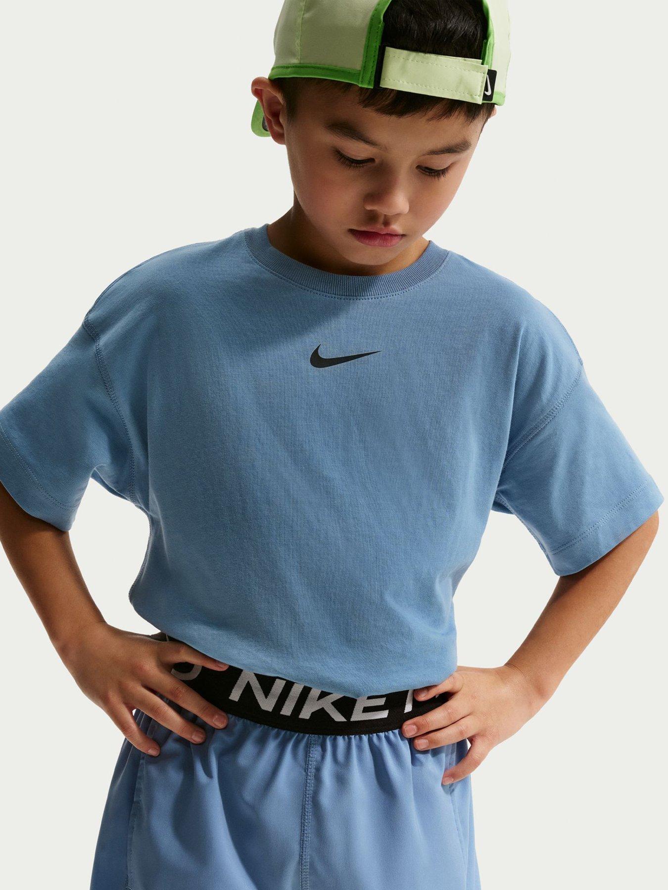 Image 5 of 5 of Nike Junior Boys Training Dri-FIT Shorts - Blue