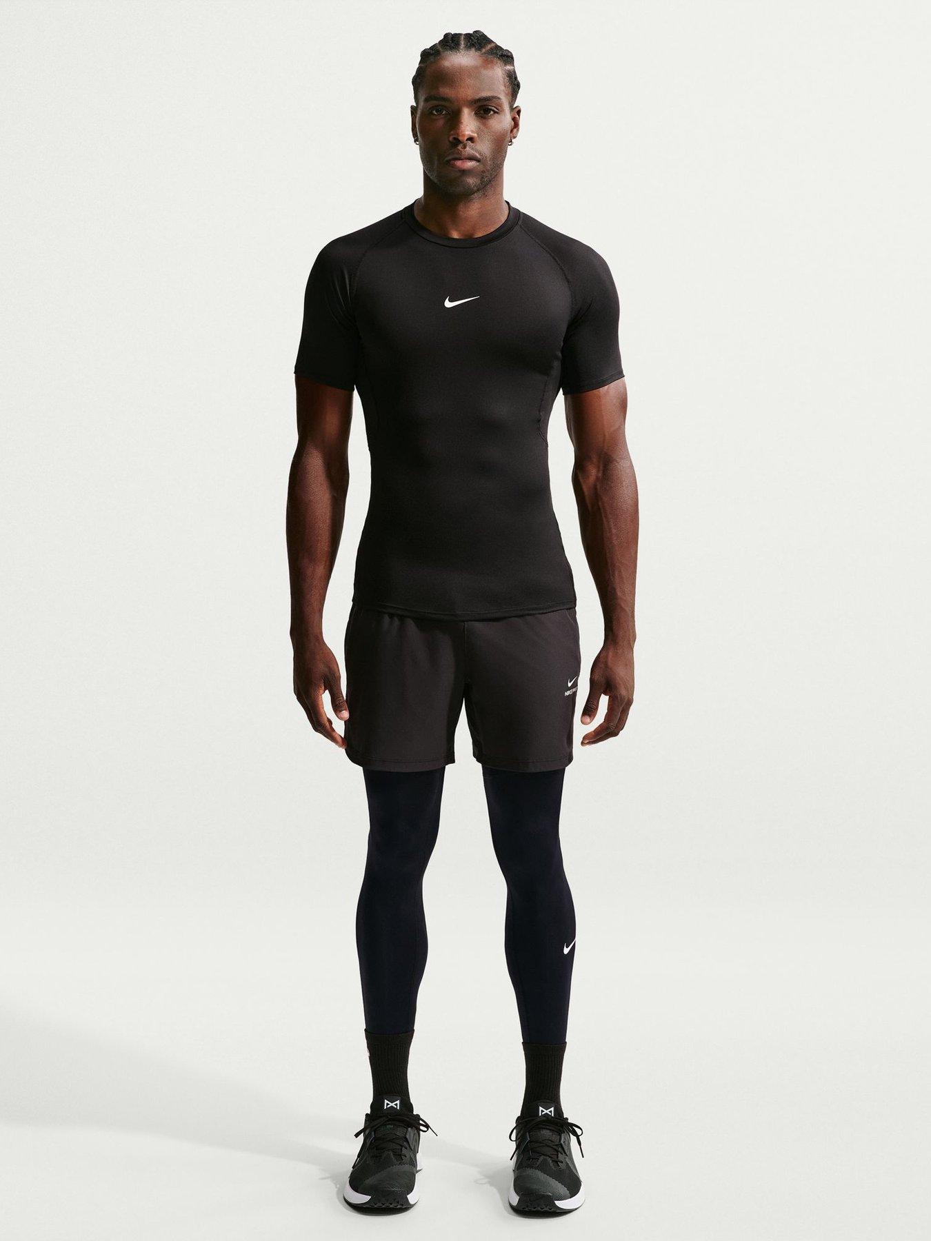 Image 3 of 6 of Nike Mens Training Dri-FIT Fitness Tights - Black