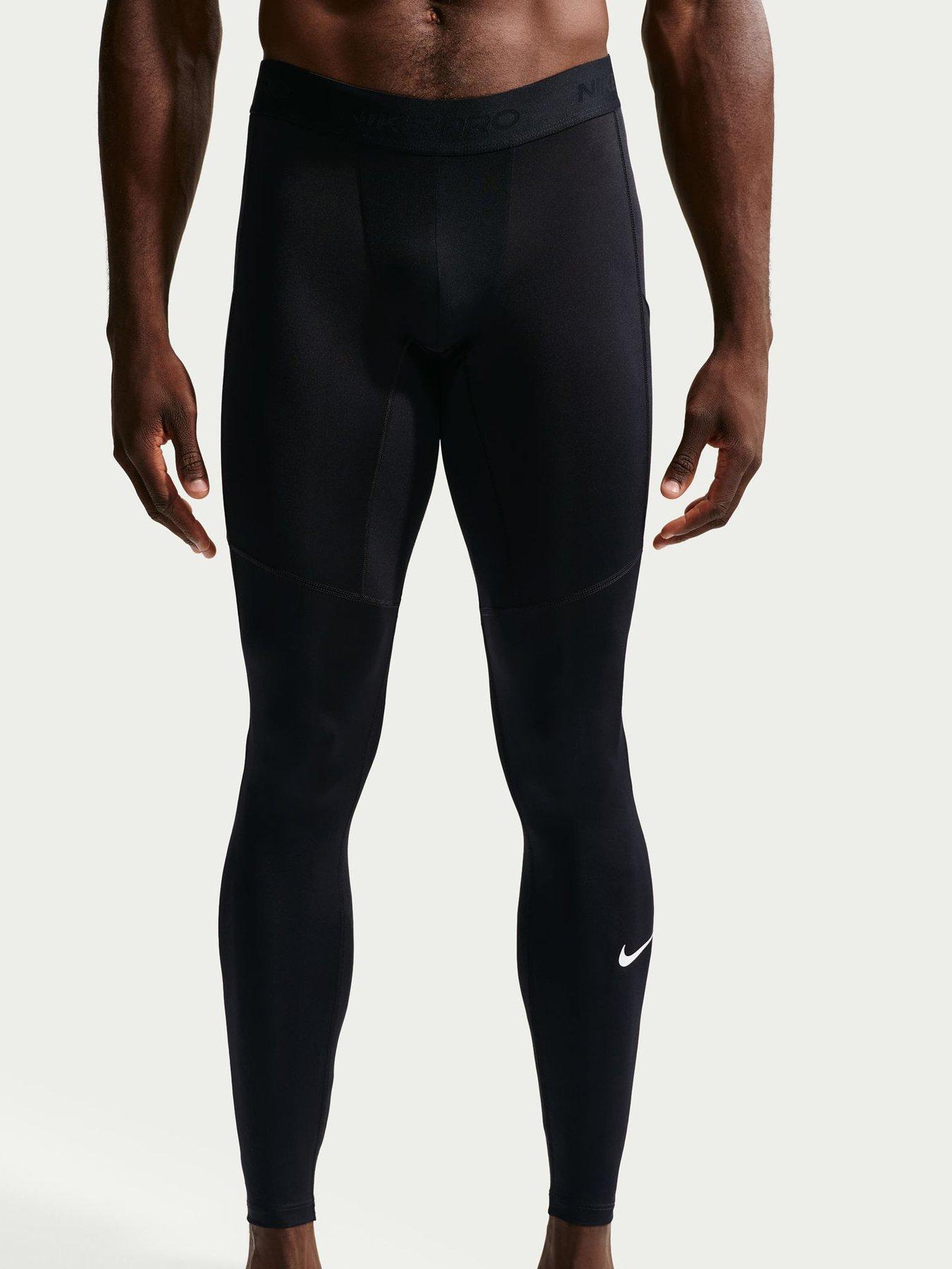 Image 4 of 6 of Nike Mens Training Dri-FIT Fitness Tights - Black