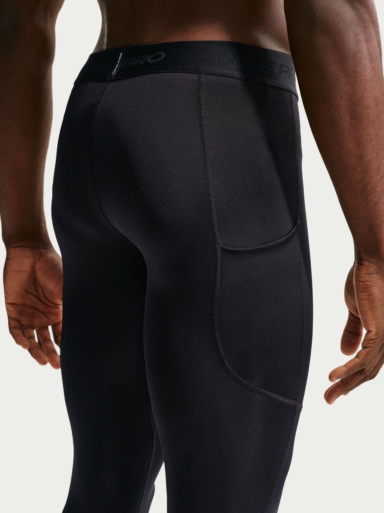 Image 5 of 6 of Nike Mens Training Dri-FIT Fitness Tights - Black