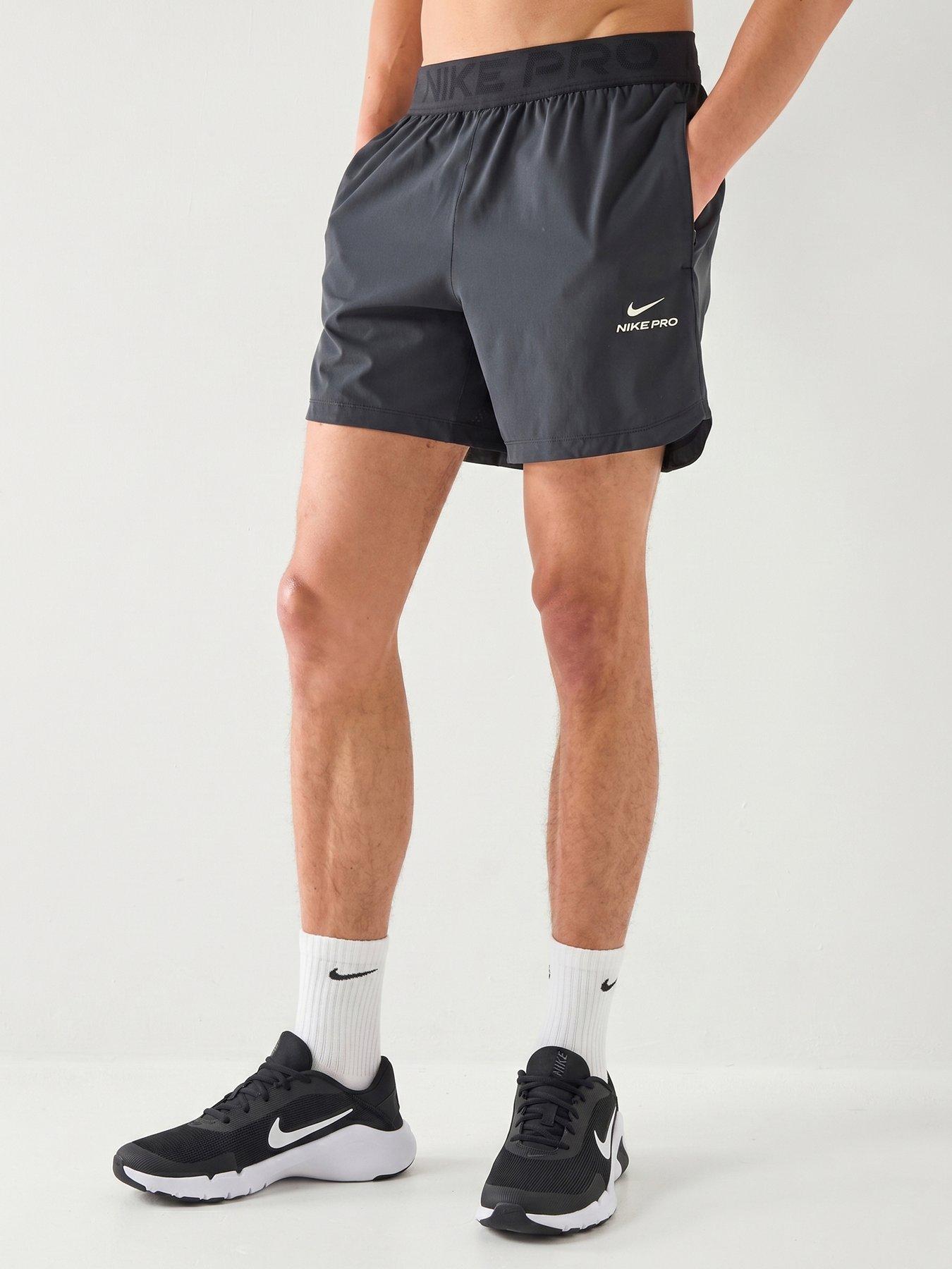 Nike Mens Training Dri-FIT 6 Inch Shorts - Black