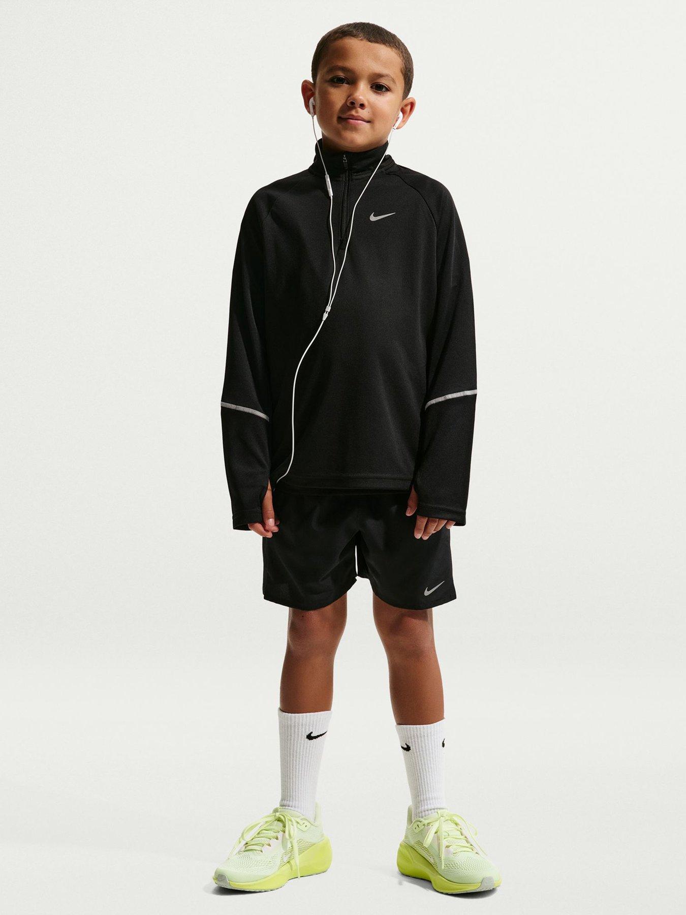 image of nike-junior-boys-dri-fit-training-shorts-black