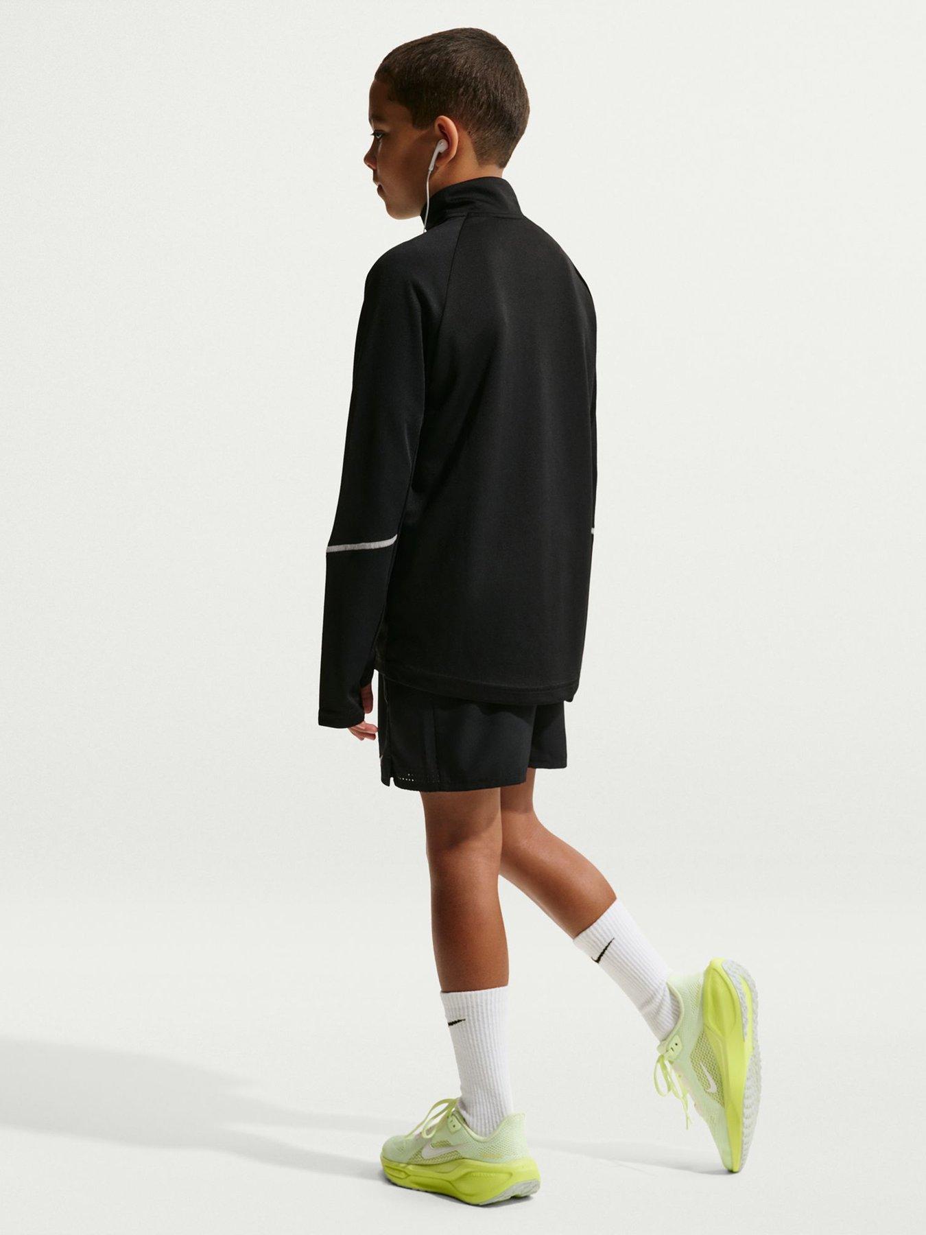  image of nike-junior-boys-dri-fit-training-shorts-black