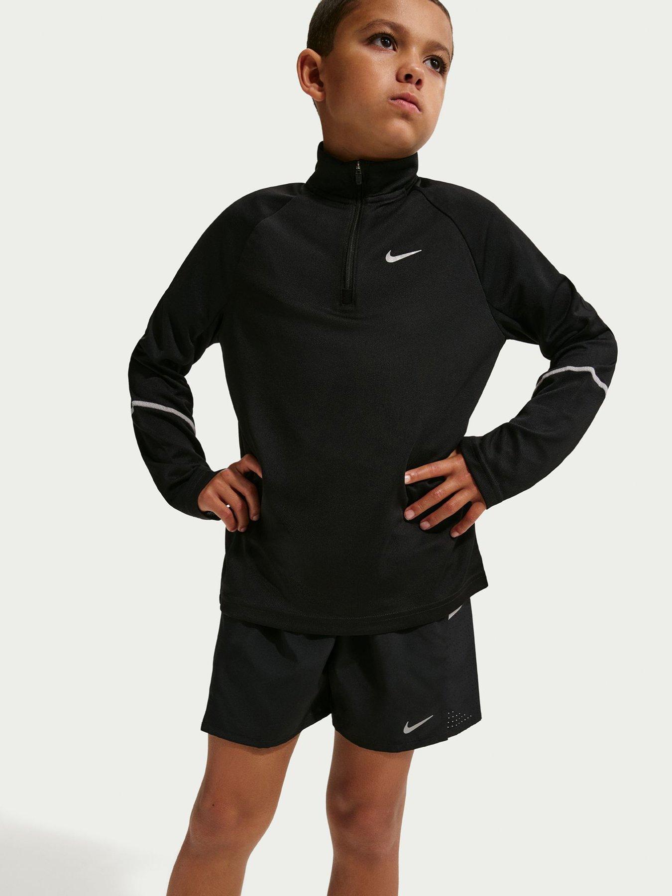  image of nike-junior-boys-dri-fit-training-shorts-black