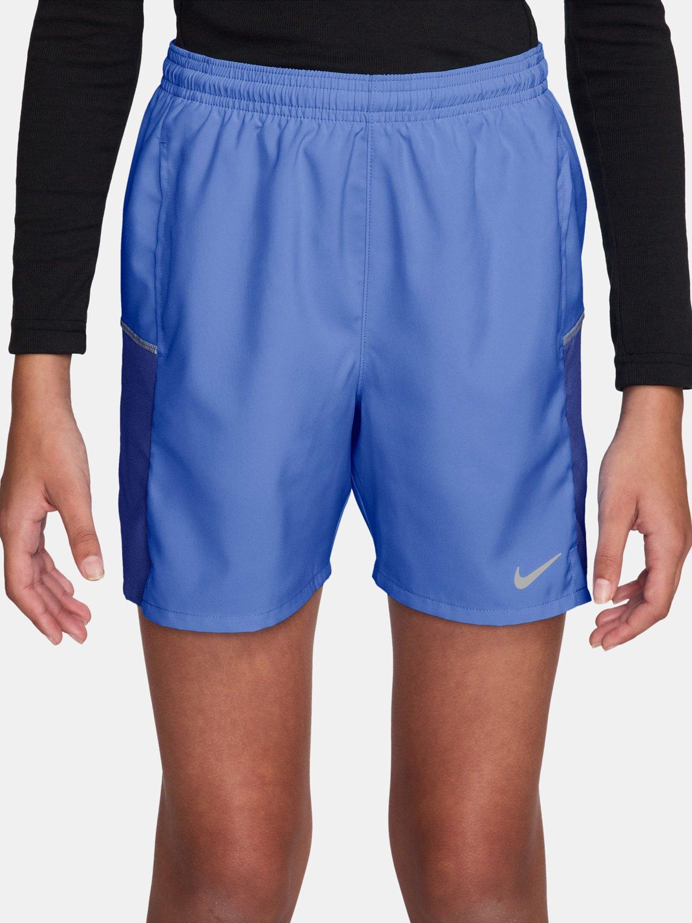 Image 3 of 4 of Nike Junior Boys Dri-FIT Training Shorts - Blue