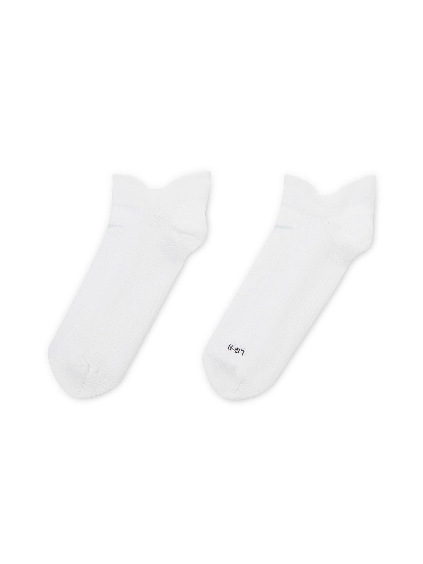 Image 2 of 4 of Nike Unisex Running Lightweight No-Show Socks (1 Pair) - White