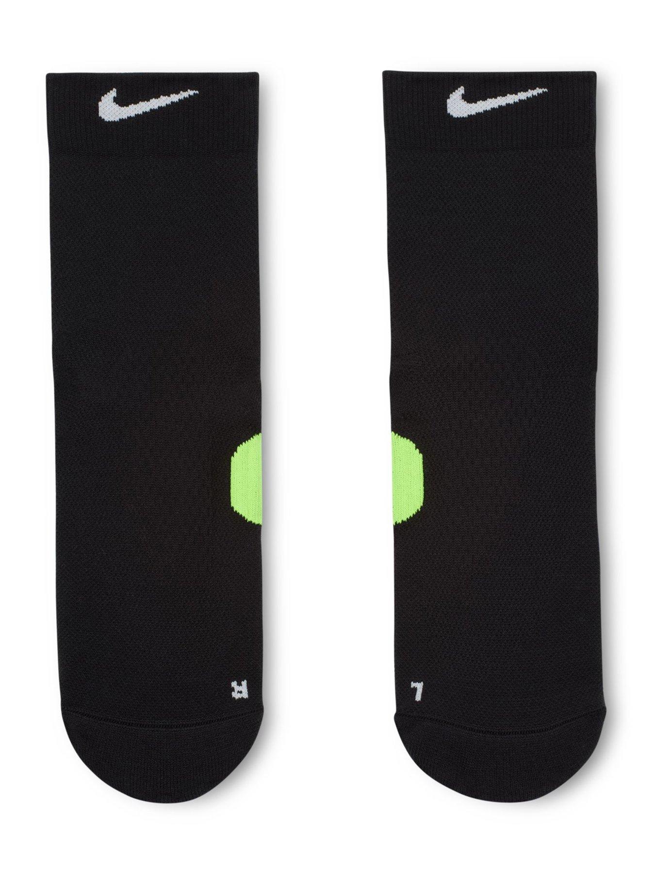 Image 2 of 4 of Nike Unisex Running Lightweight Micro Crew Socks (1 Pair) - Black