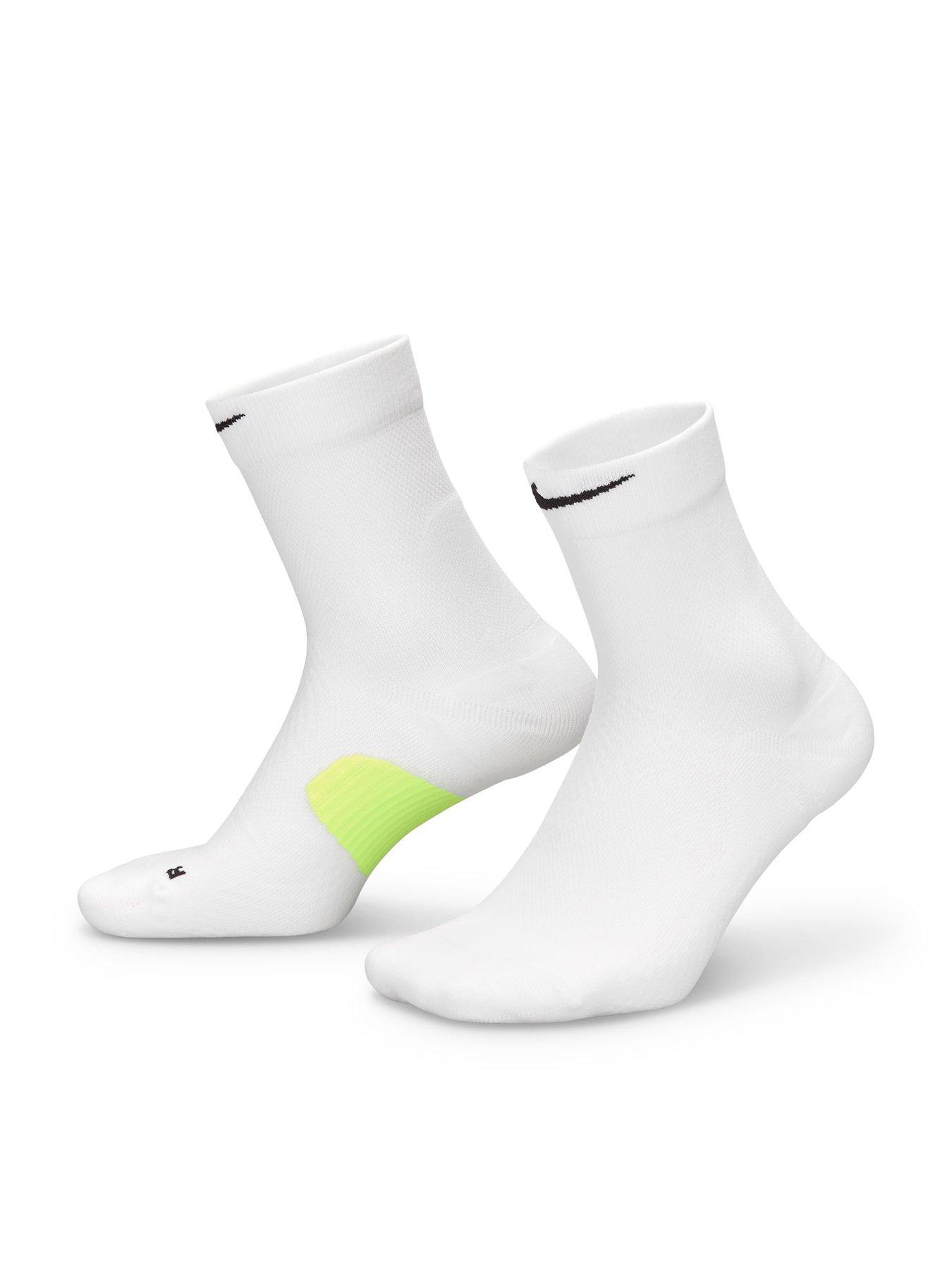  image of nike-unisex-running-lightweight-micro-crew-socks-1-pair-white