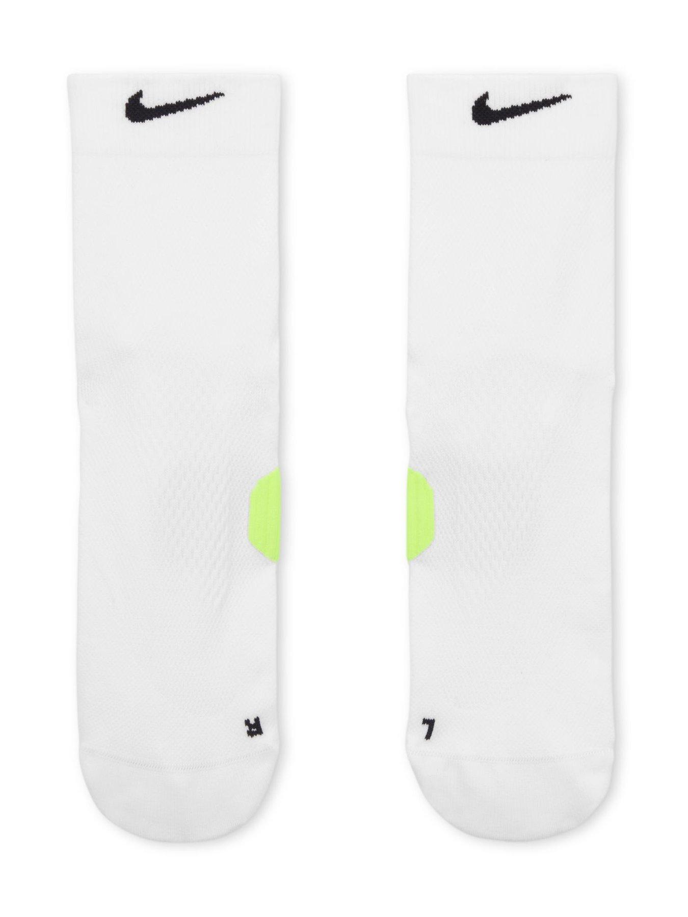  image of nike-unisex-running-lightweight-micro-crew-socks-1-pair-white
