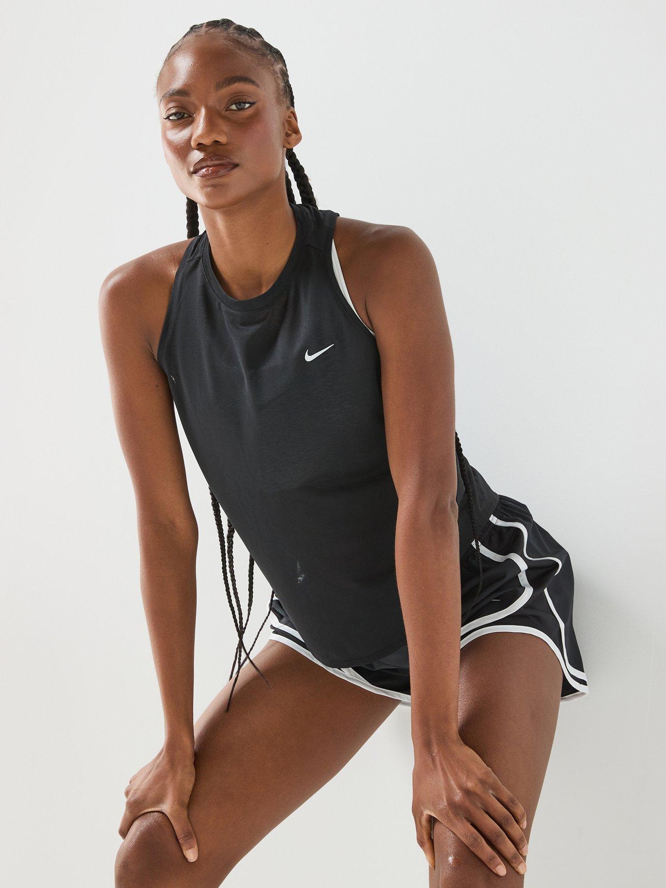 Nike Womens Running Breathe Tank Top - Black