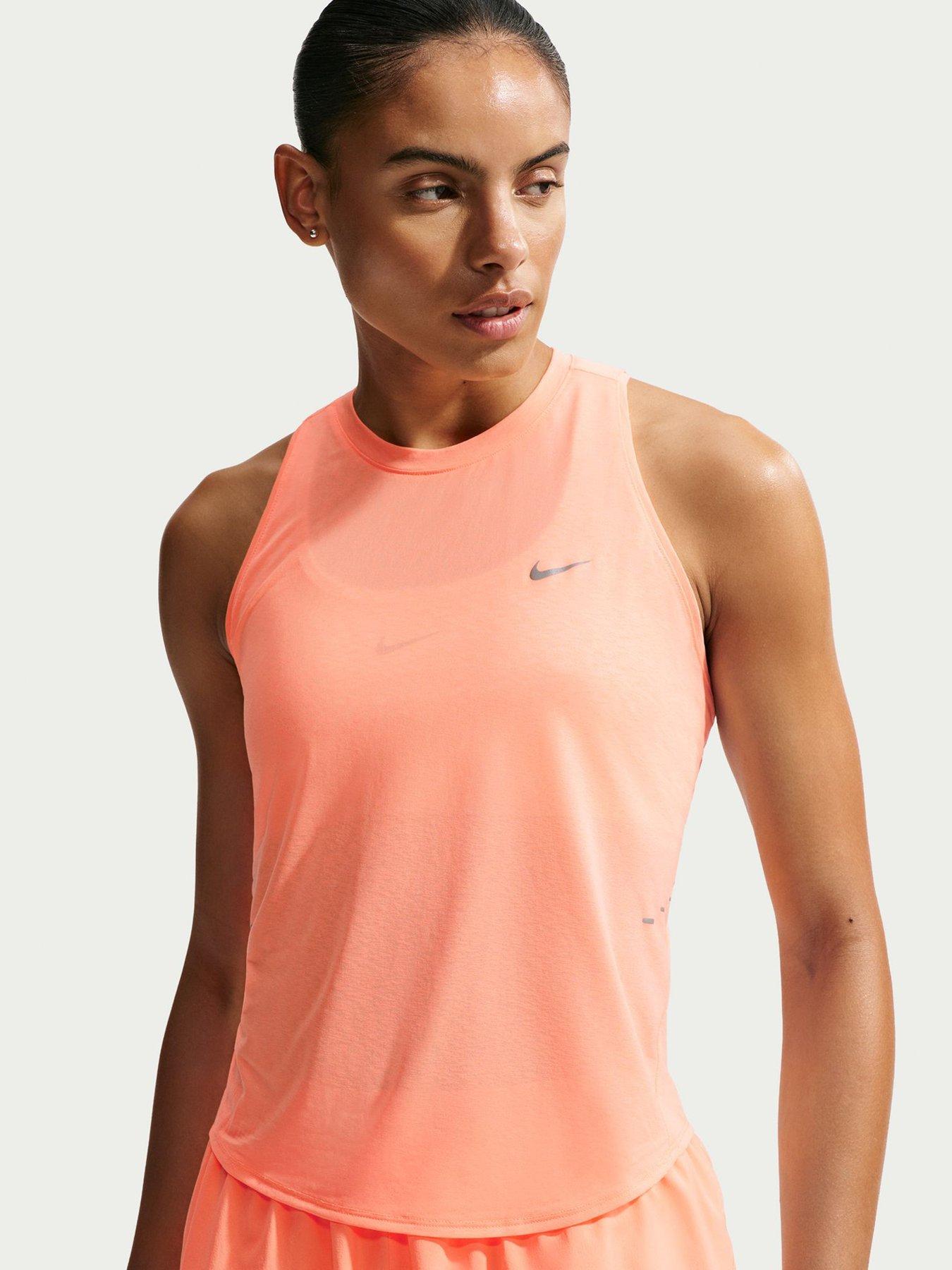  image of nike-womens-running-breathe-tank-top-orange