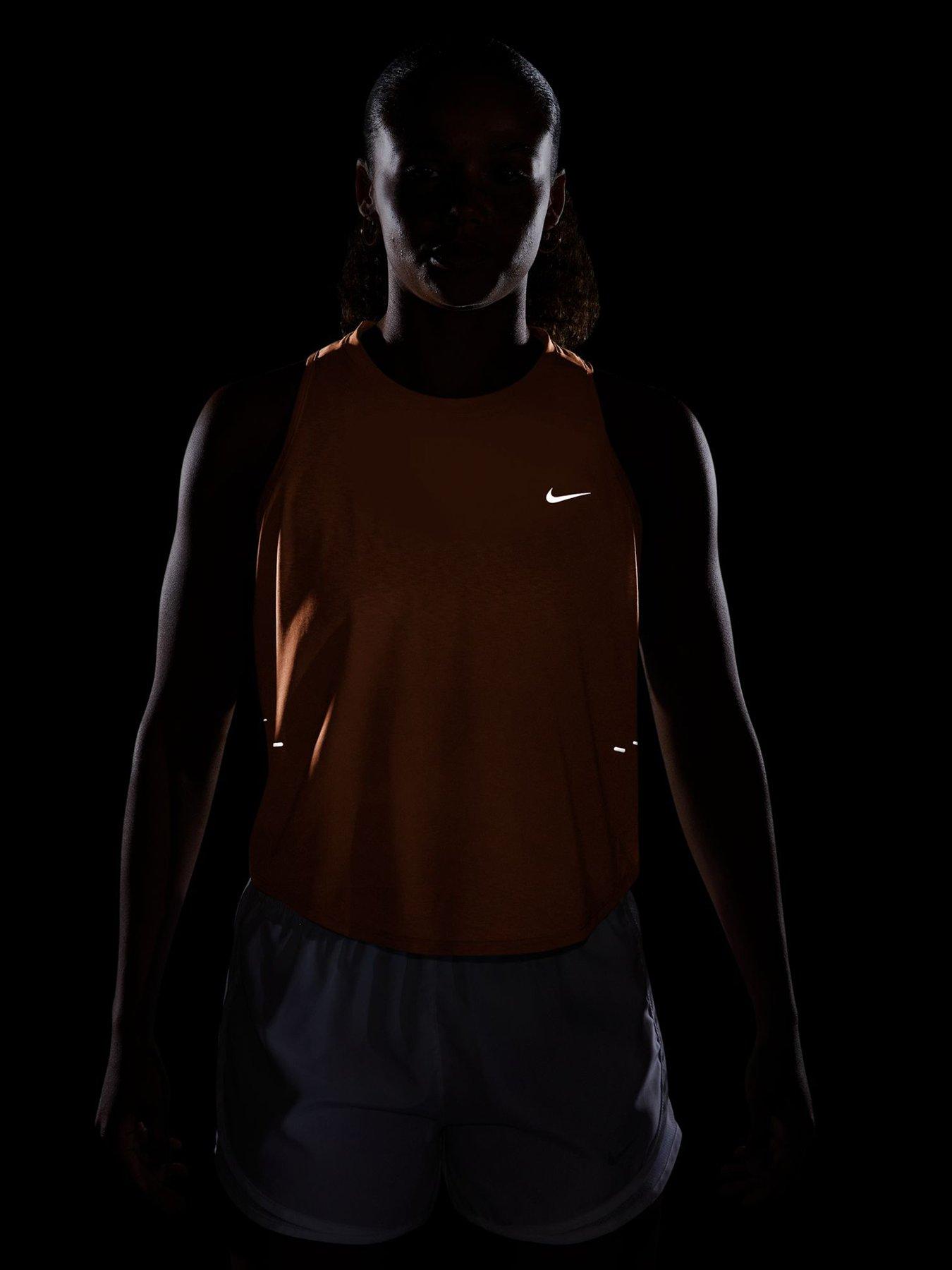  image of nike-womens-running-breathe-tank-top-orange
