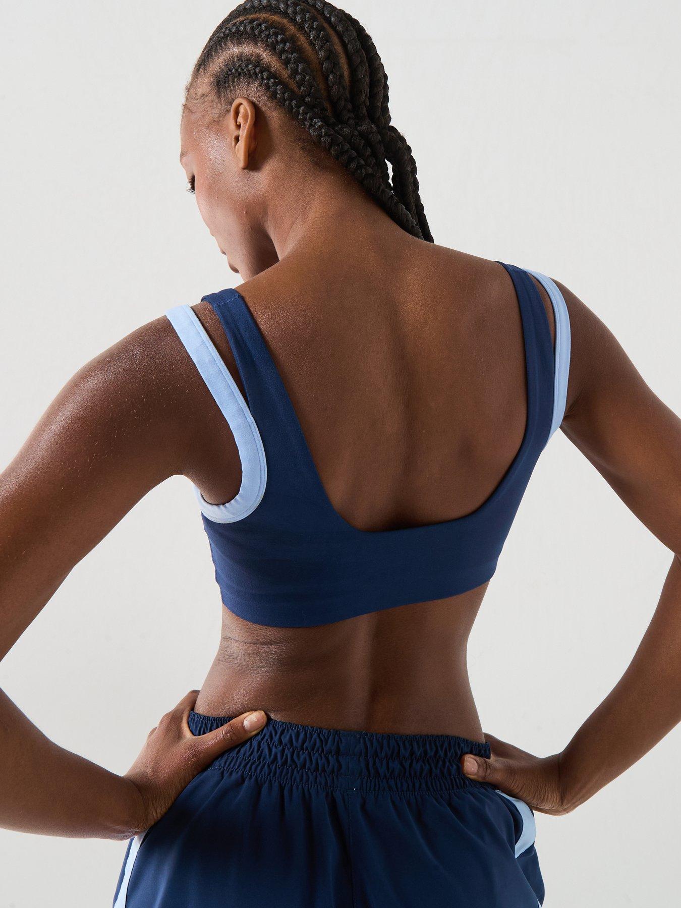 Image 2 of 5 of Nike Womens Training One Light Support Sports Bra - Navy