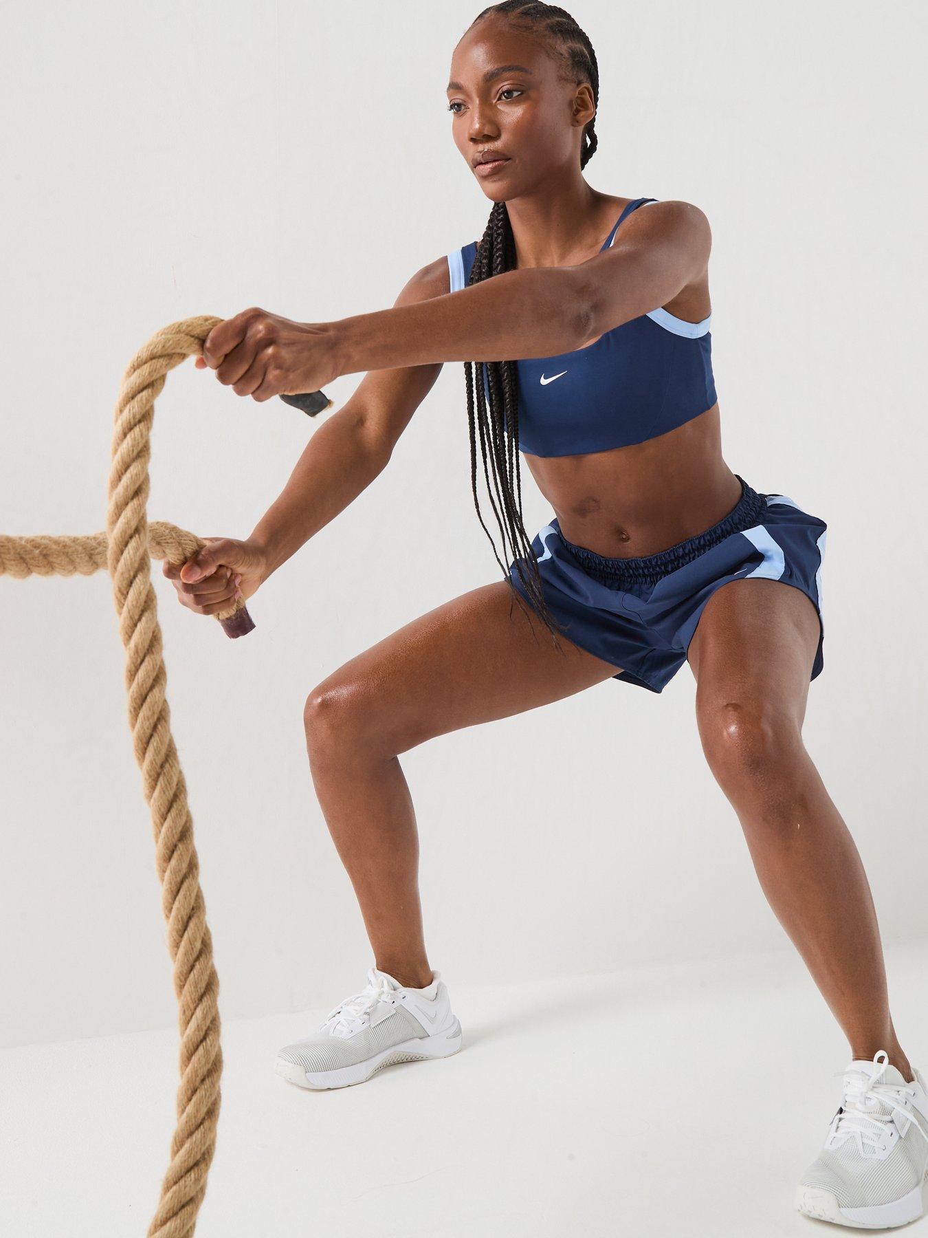 Image 3 of 5 of Nike Womens Training One Light Support Sports Bra - Navy