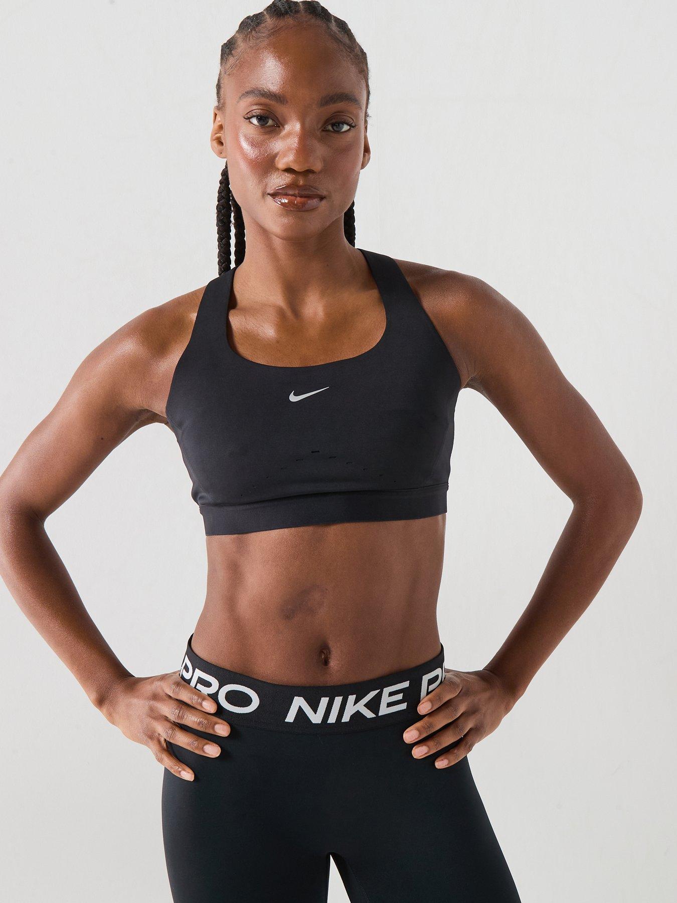 Nike Womens Training Swift High Support Sports Bra - Black