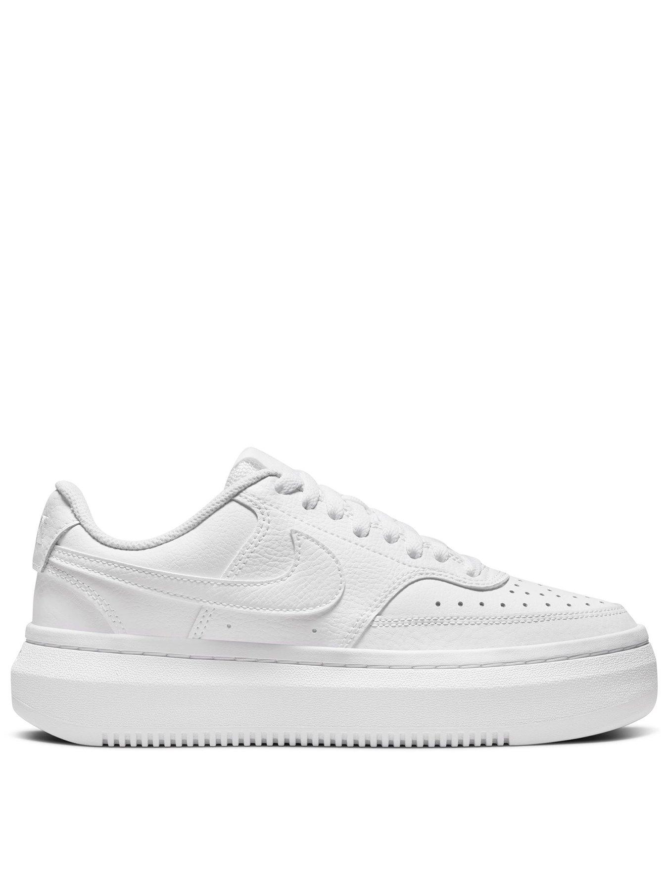 Nike Women's Court Vision Alta Trainers - White