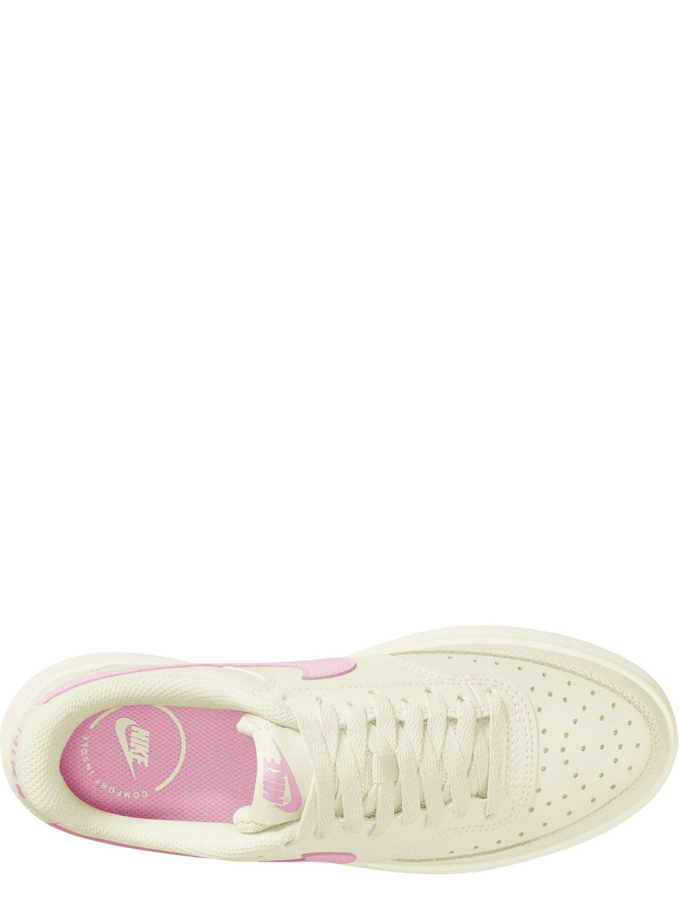 Image 2 of 4 of Nike Womens Court Vision Alta Trainers - Cream