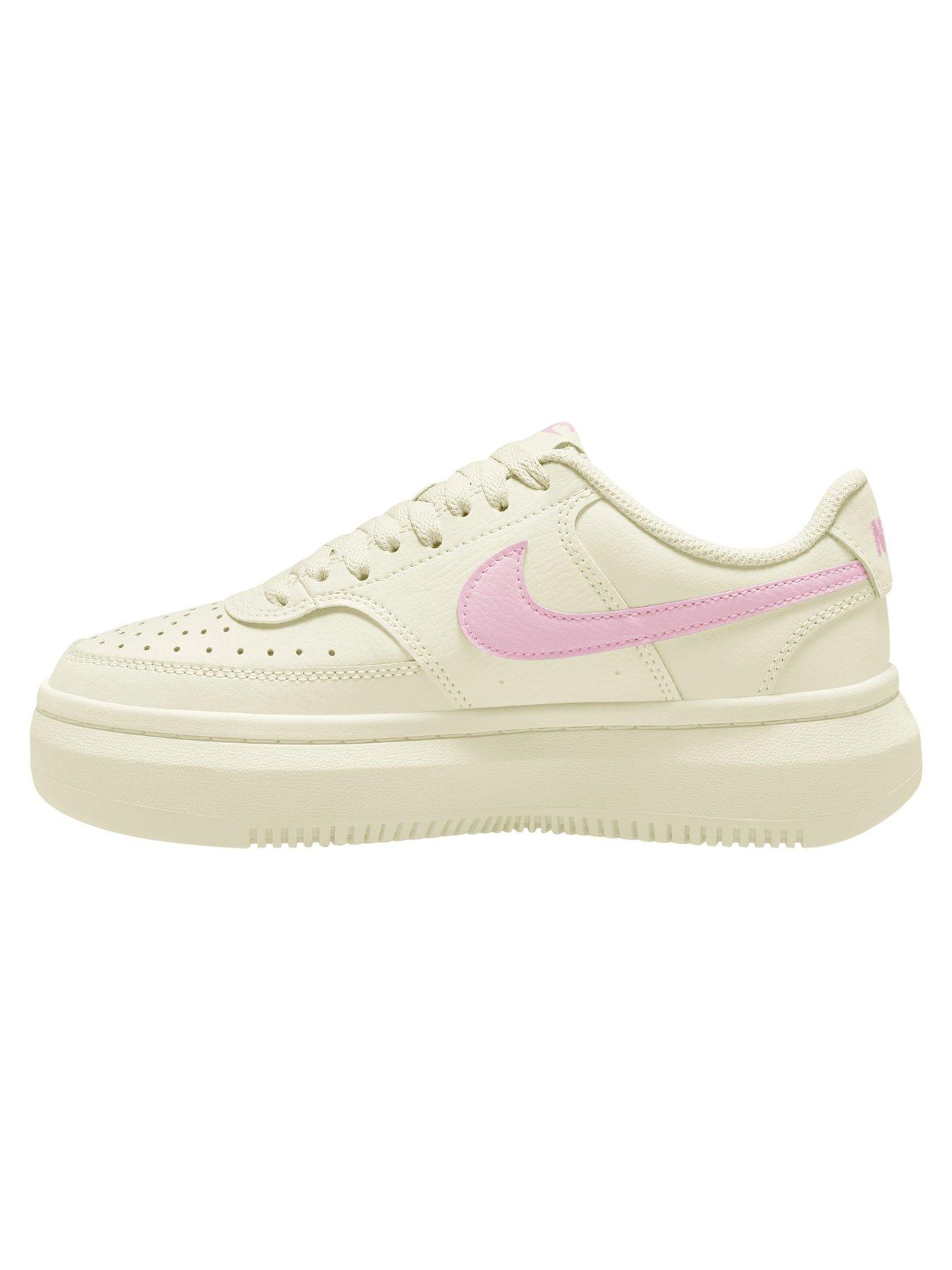 Image 4 of 4 of Nike Womens Court Vision Alta Trainers - Cream
