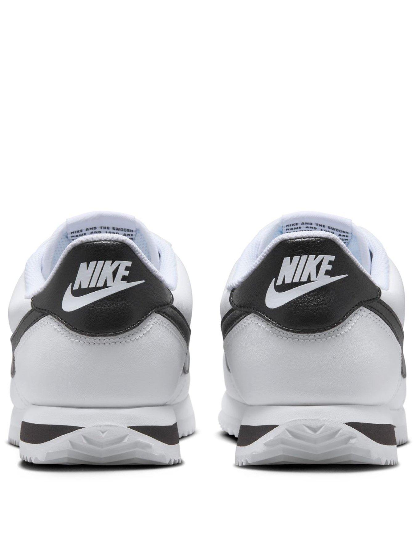  image of nike-womens-cortez-leather-trainers-white