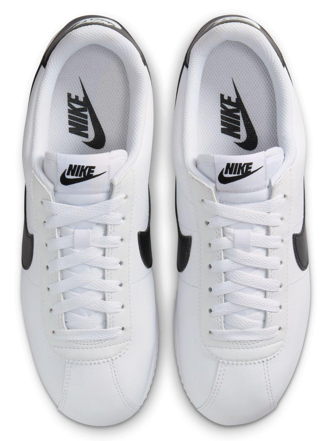  image of nike-womens-cortez-leather-trainers-white