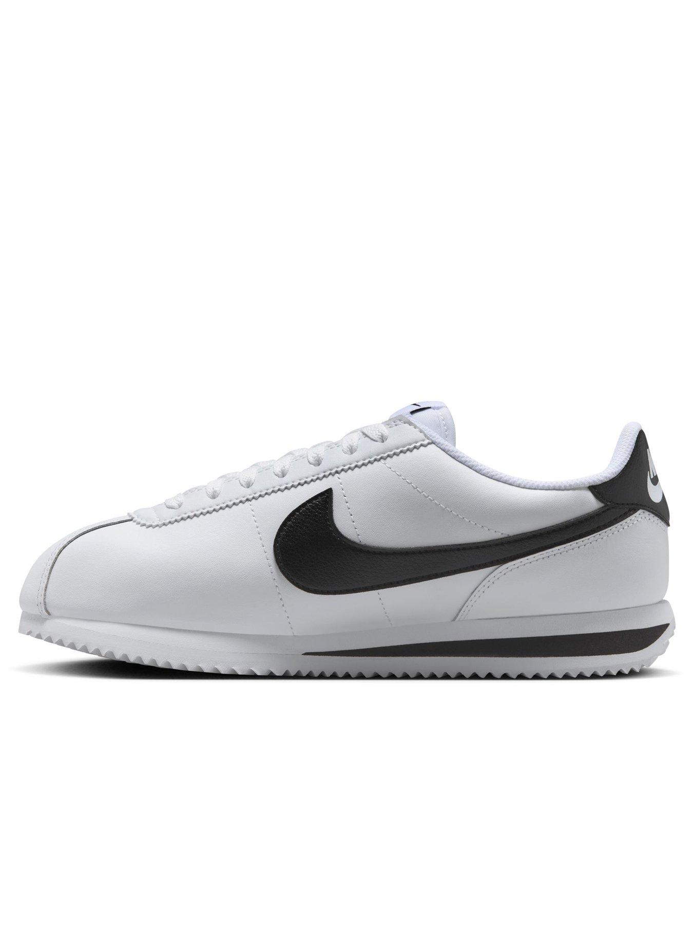  image of nike-womens-cortez-leather-trainers-white