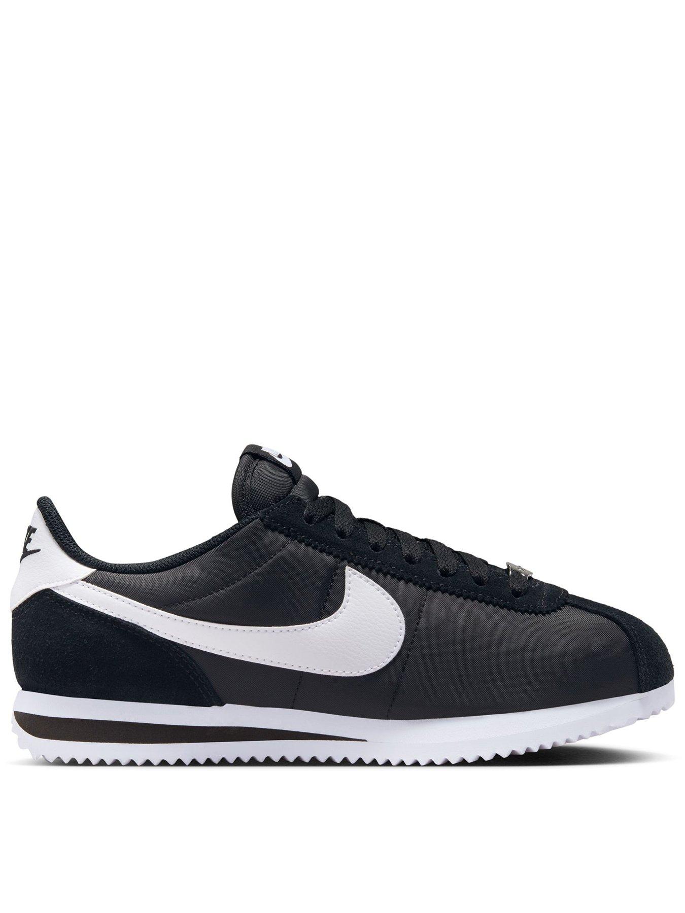 Image 1 of 7 of Nike Women's Cortez Textile Trainers - Black