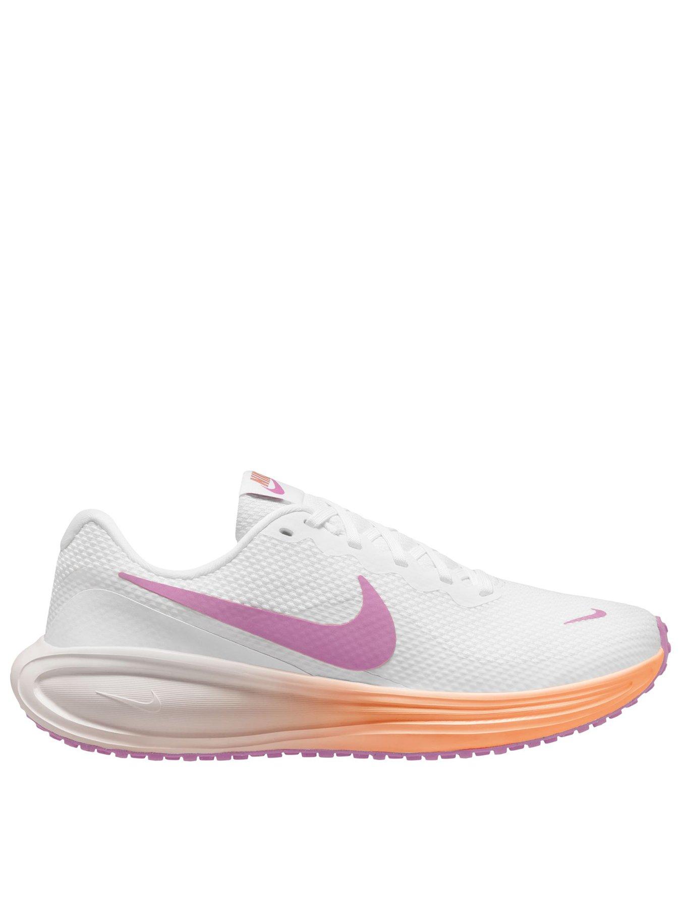 Image 1 of 4 of Nike Womens Running Revolution 8 Trainers - White
