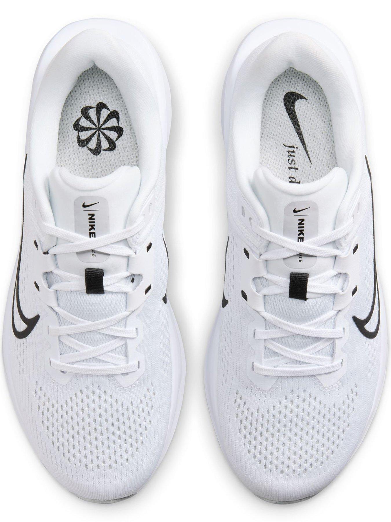 Image 4 of 7 of Nike Womens Running Quest 6 Trainers - White