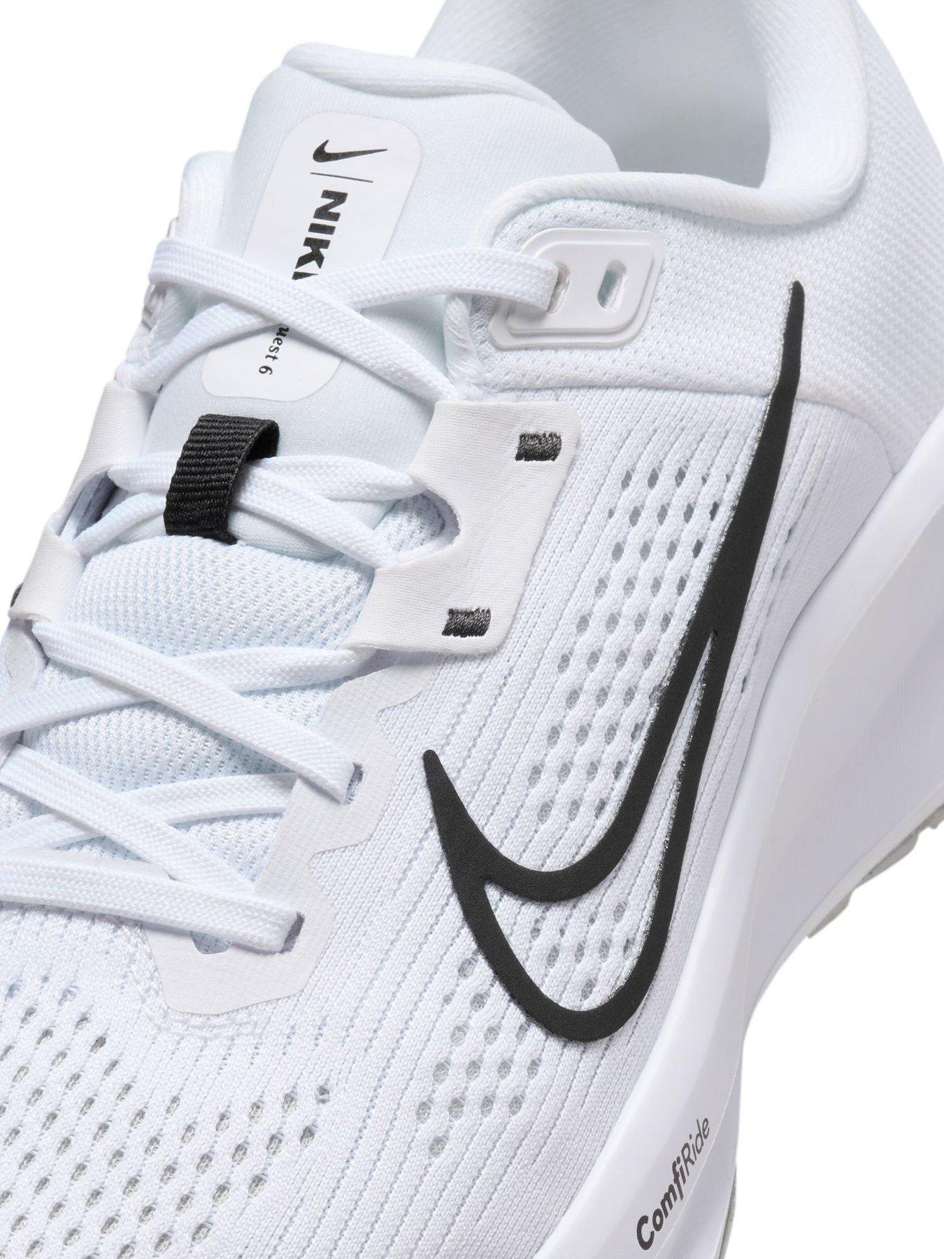 Image 7 of 7 of Nike Womens Running Quest 6 Trainers - White