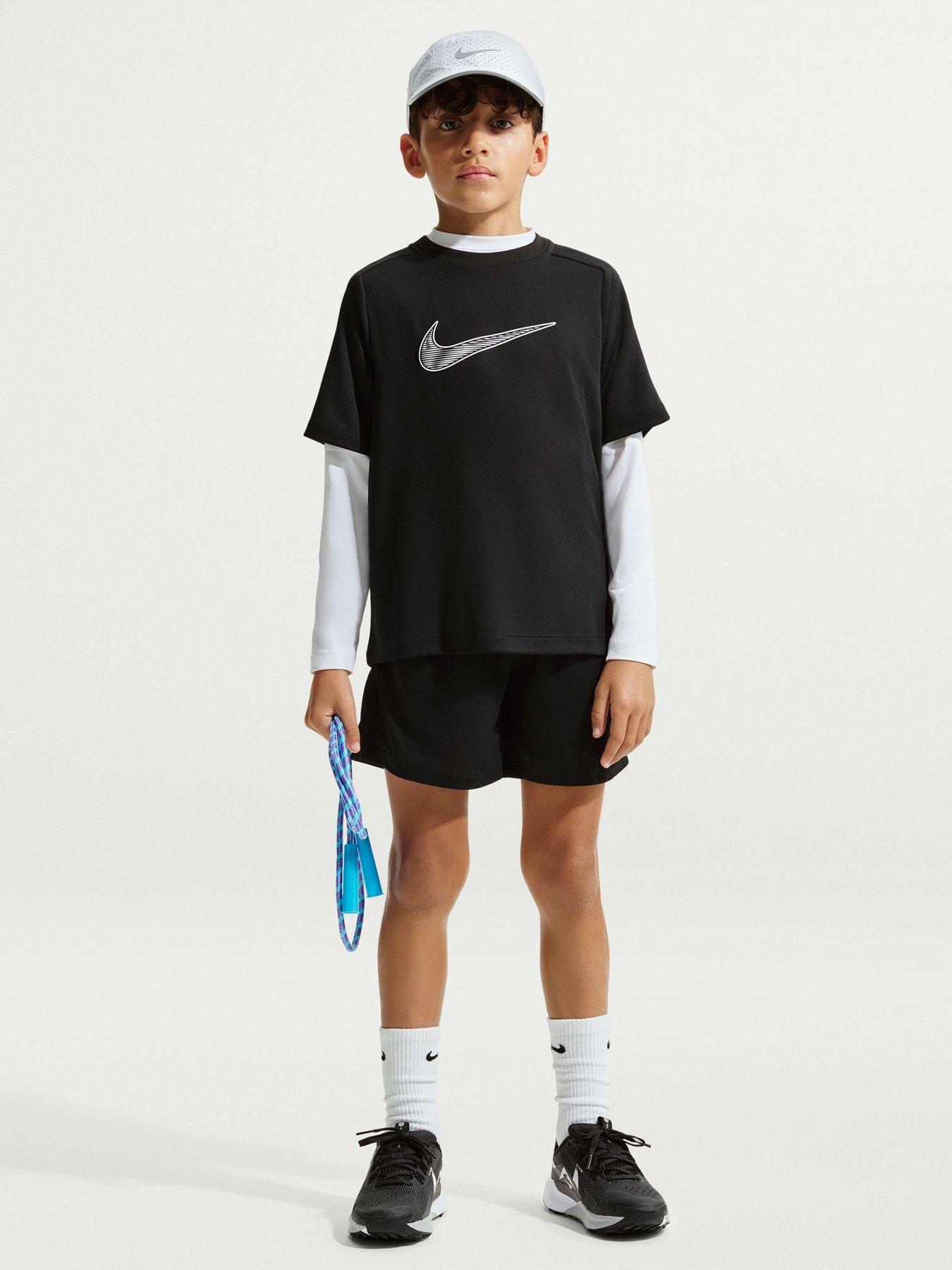 Image 6 of 6 of Nike Junior Boys Training Dri-FIT Short Sleeve Top - Black