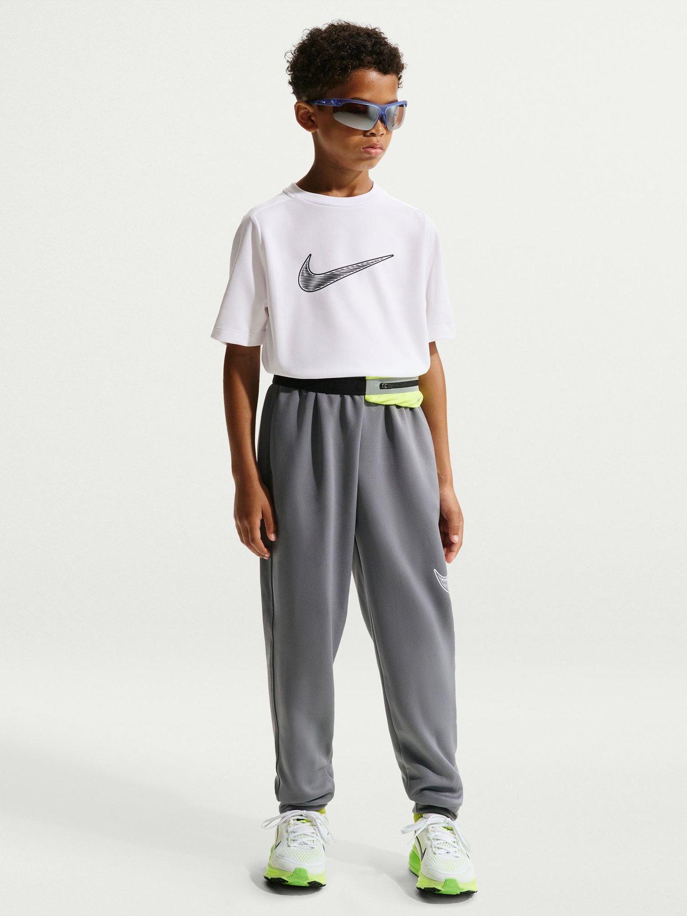 Nike Junior Boys Training Dri-FIT Short Sleeve Top - White