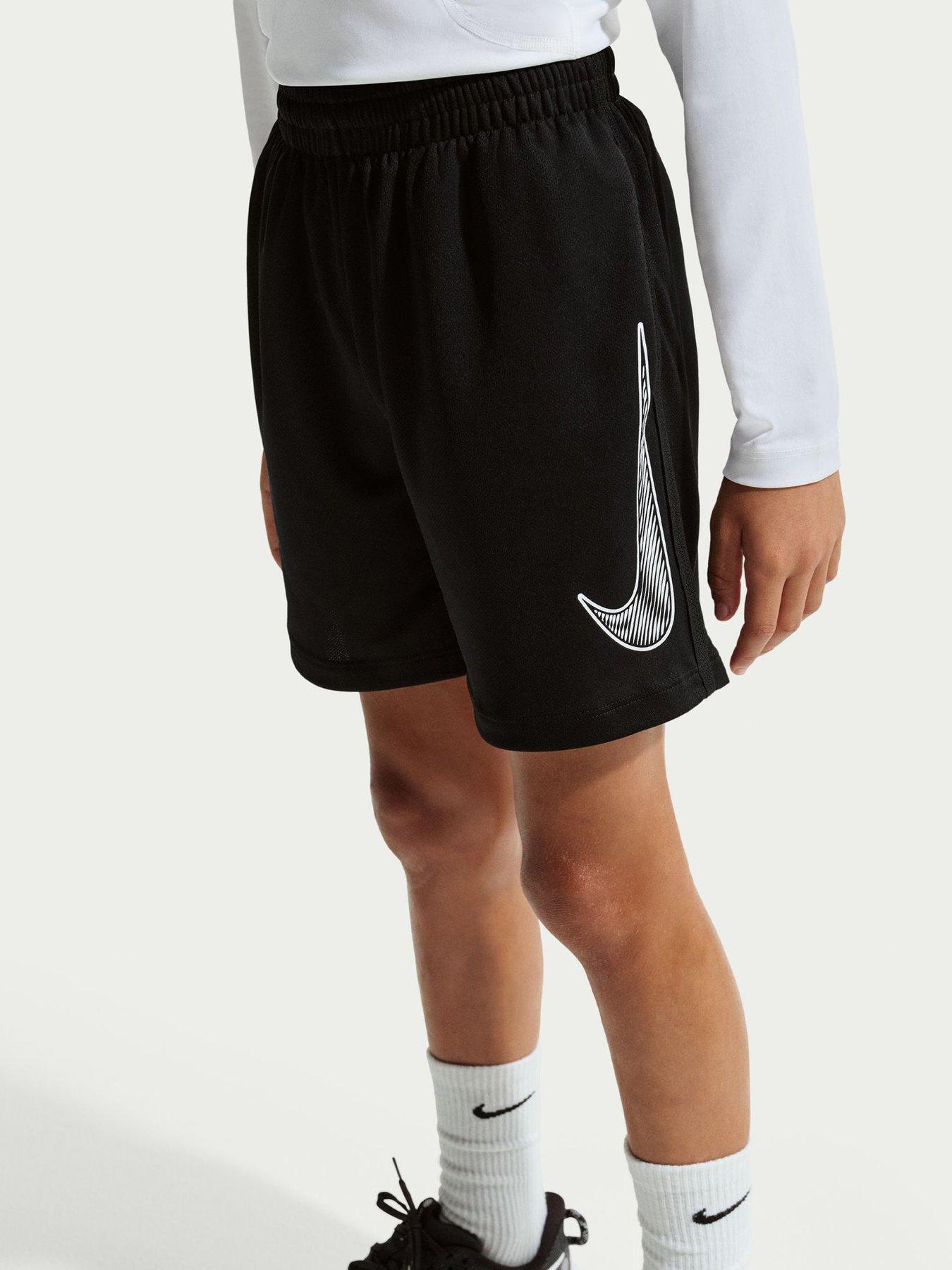  image of nike-junior-boys-training-dri-fit-shorts-black