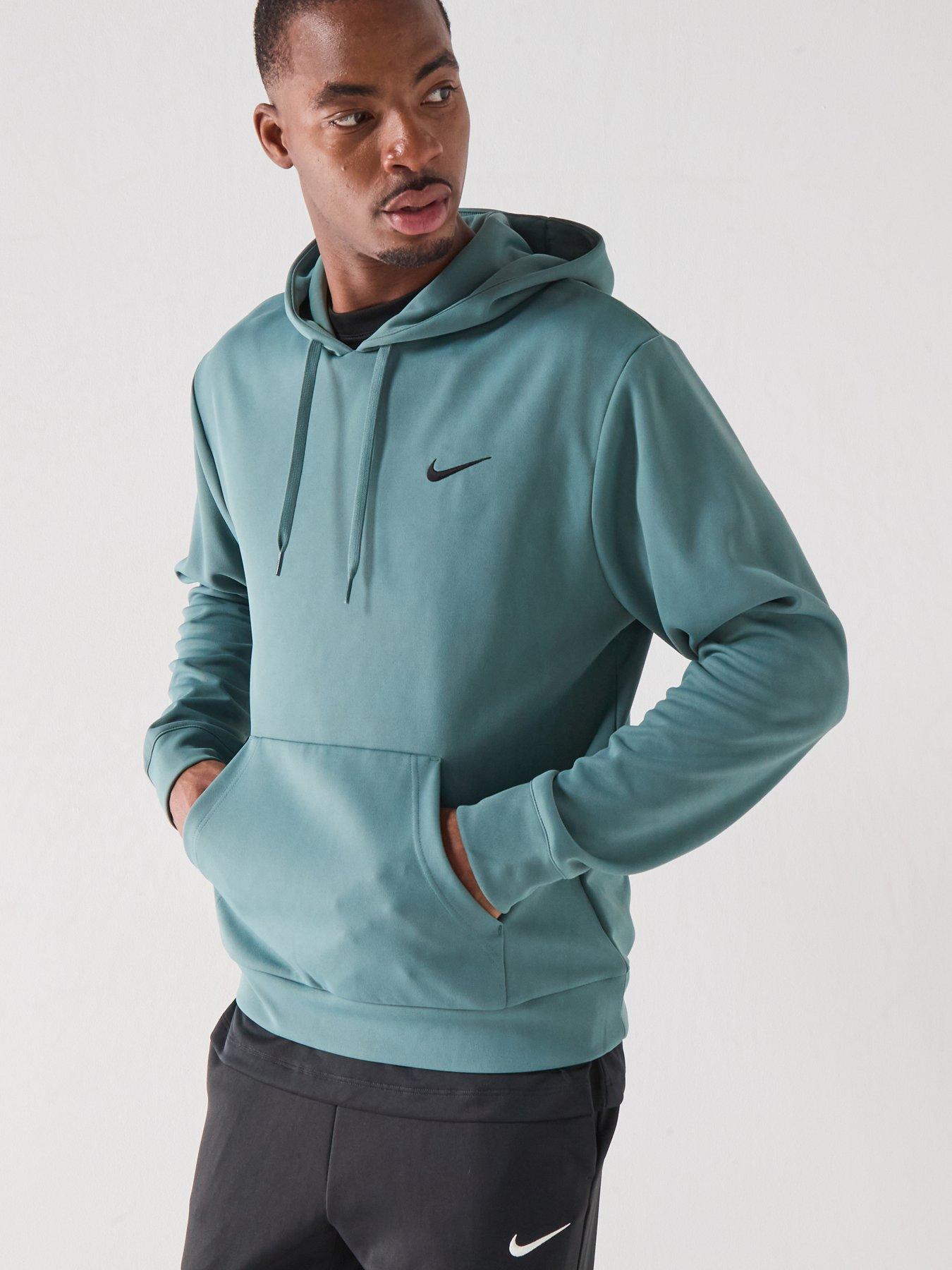 Nike Mens Training Dri-FIT UV Flex Fleece Overhead Hoodie - Green
