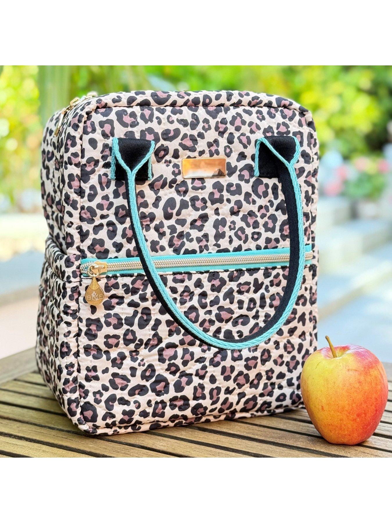  image of beau-elliot-oxford-leopard-upright-lunch-bag