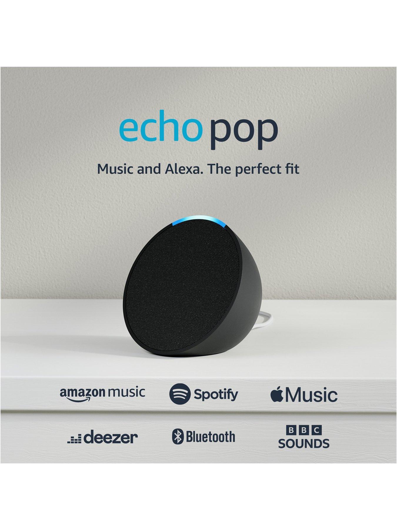 Image 4 of 7 of RING Satin Nickel Doorbell (3rd Gen) +Echo Pop Black